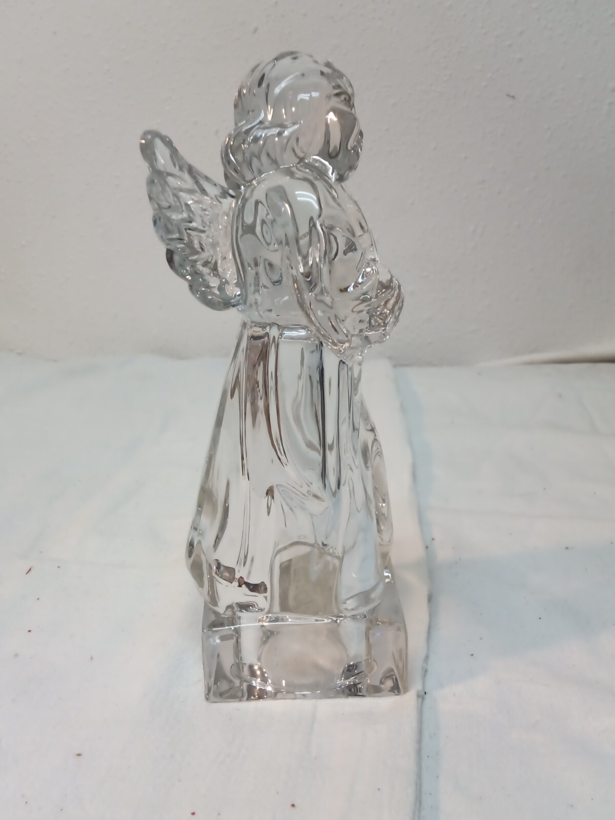 Mikasa Herald Collection Crystal Glass Angel Violin Sculpture Figure Germany