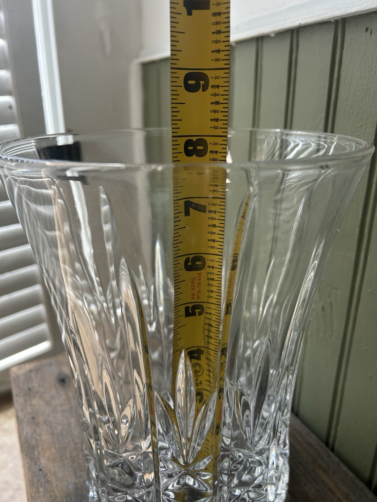 Royal Crystal Rock (RCR) Linea Gala Vase