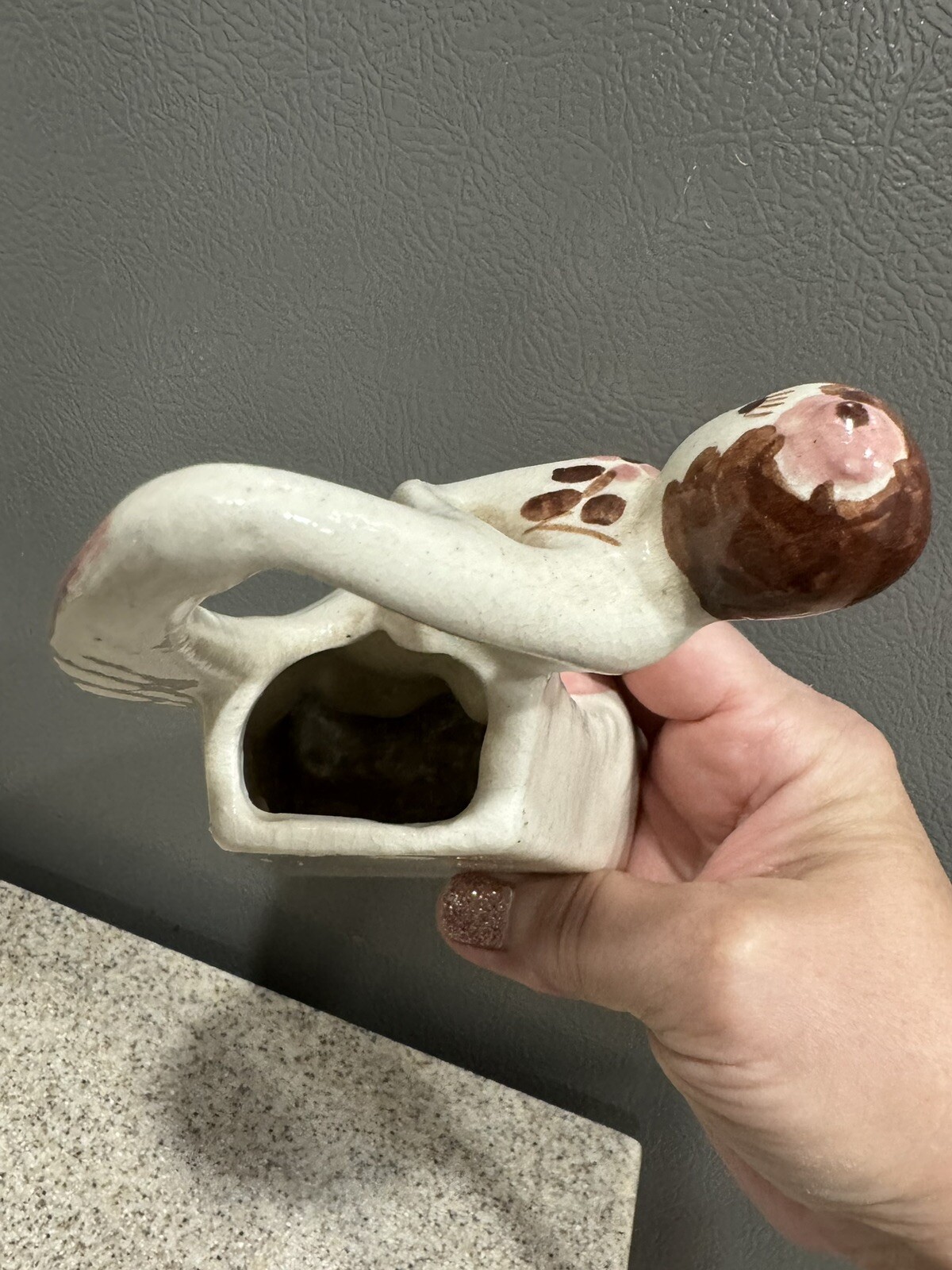 Vintage Dancing Lady Wall Pocket 6” Rio Hondo California Pottery Planter in EUC!