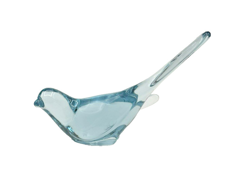 Fenton Art Glass Aquamarine Blue Bird of Happiness Figurine