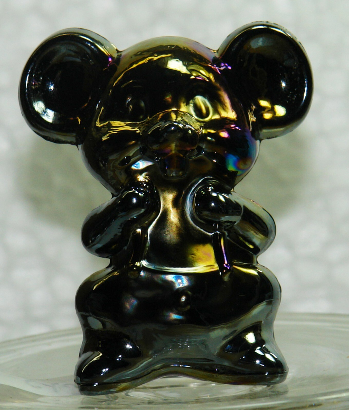 Boyd Glass Willie the Mouse Classic Black Carnival