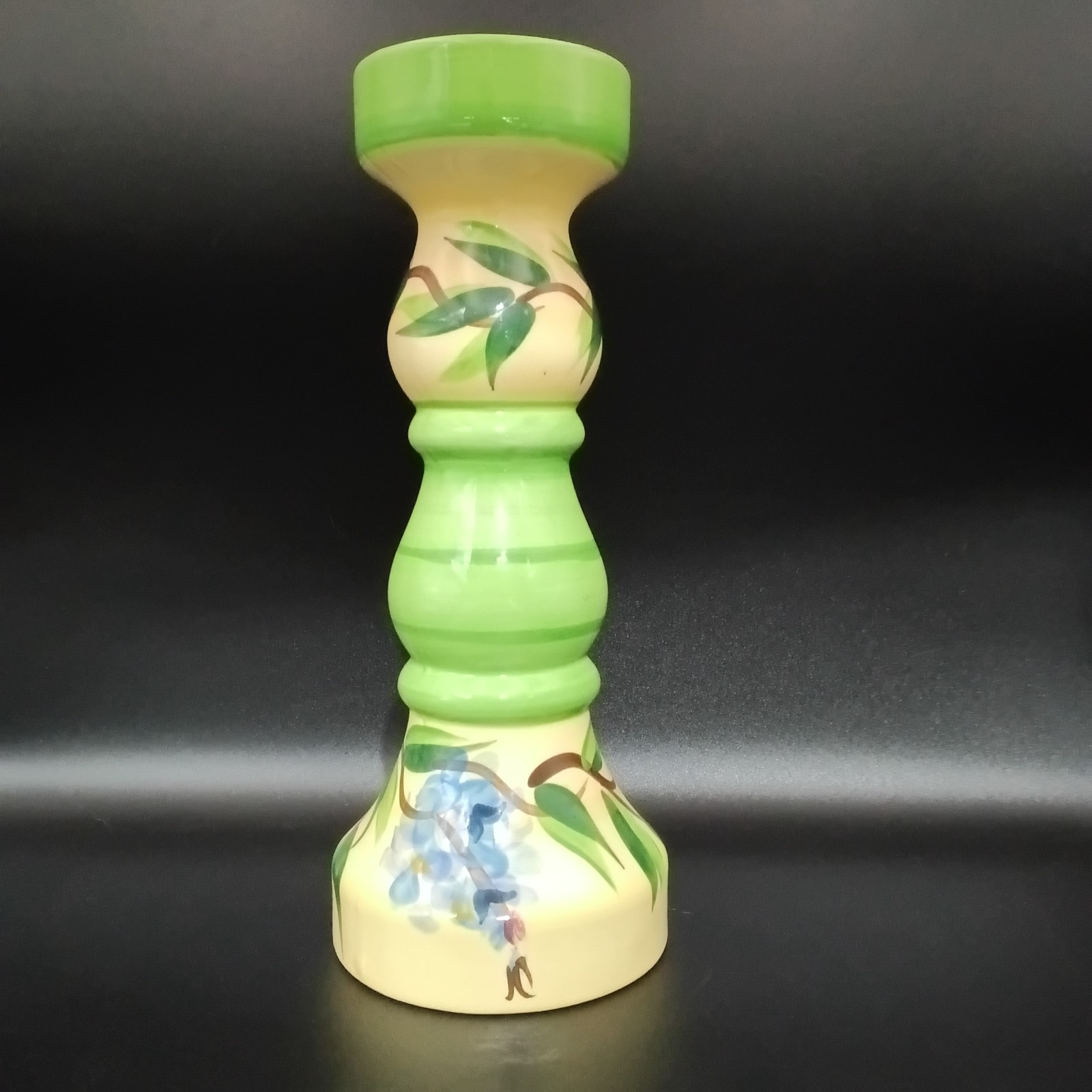 Gail Pittman Vintage Lion Flower Vase Signed 2002