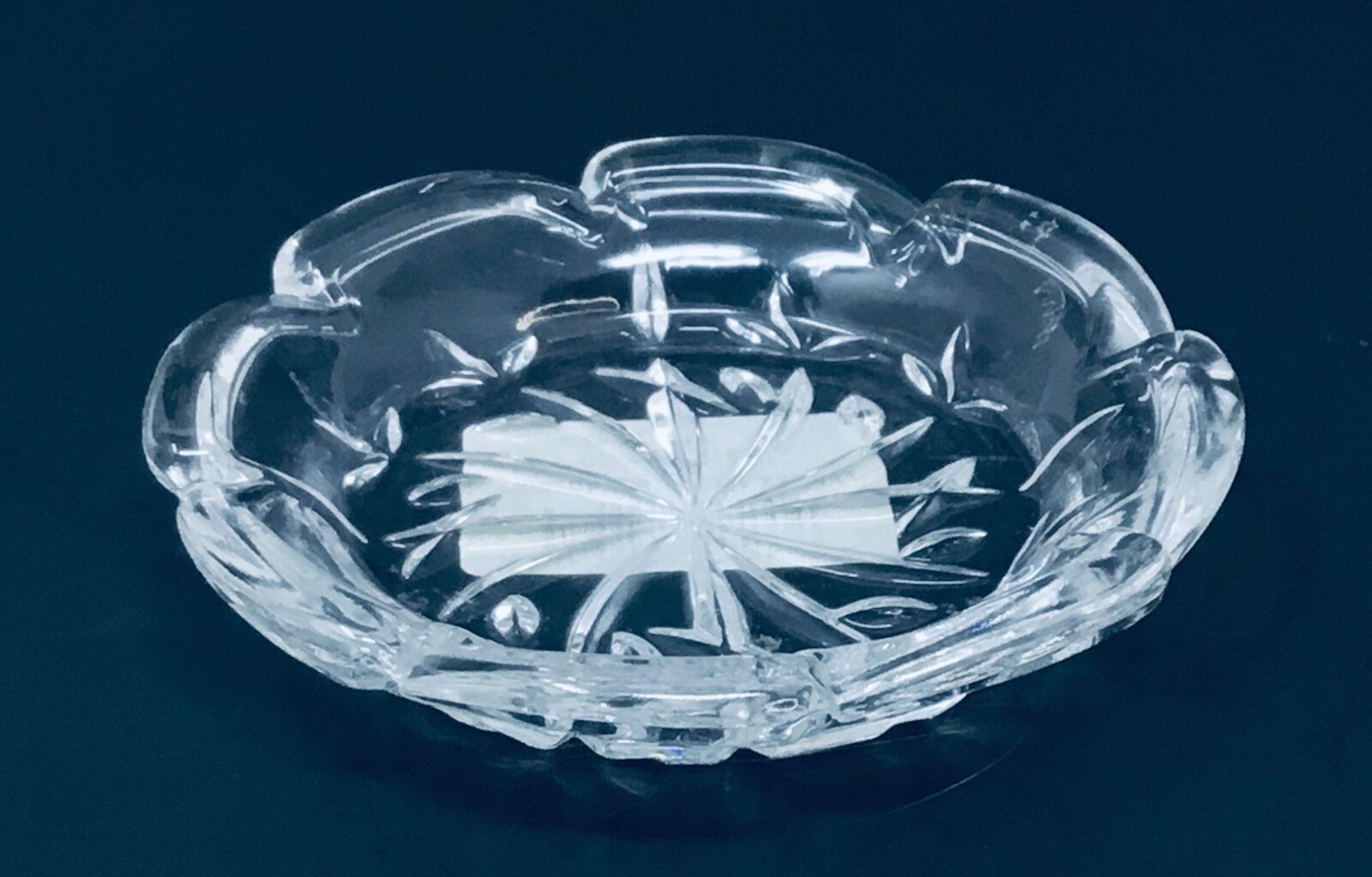 Fifth Avenue Crystal LTD Fairfax Flower Pot Votive Coaster Czech Republic 2 Pc