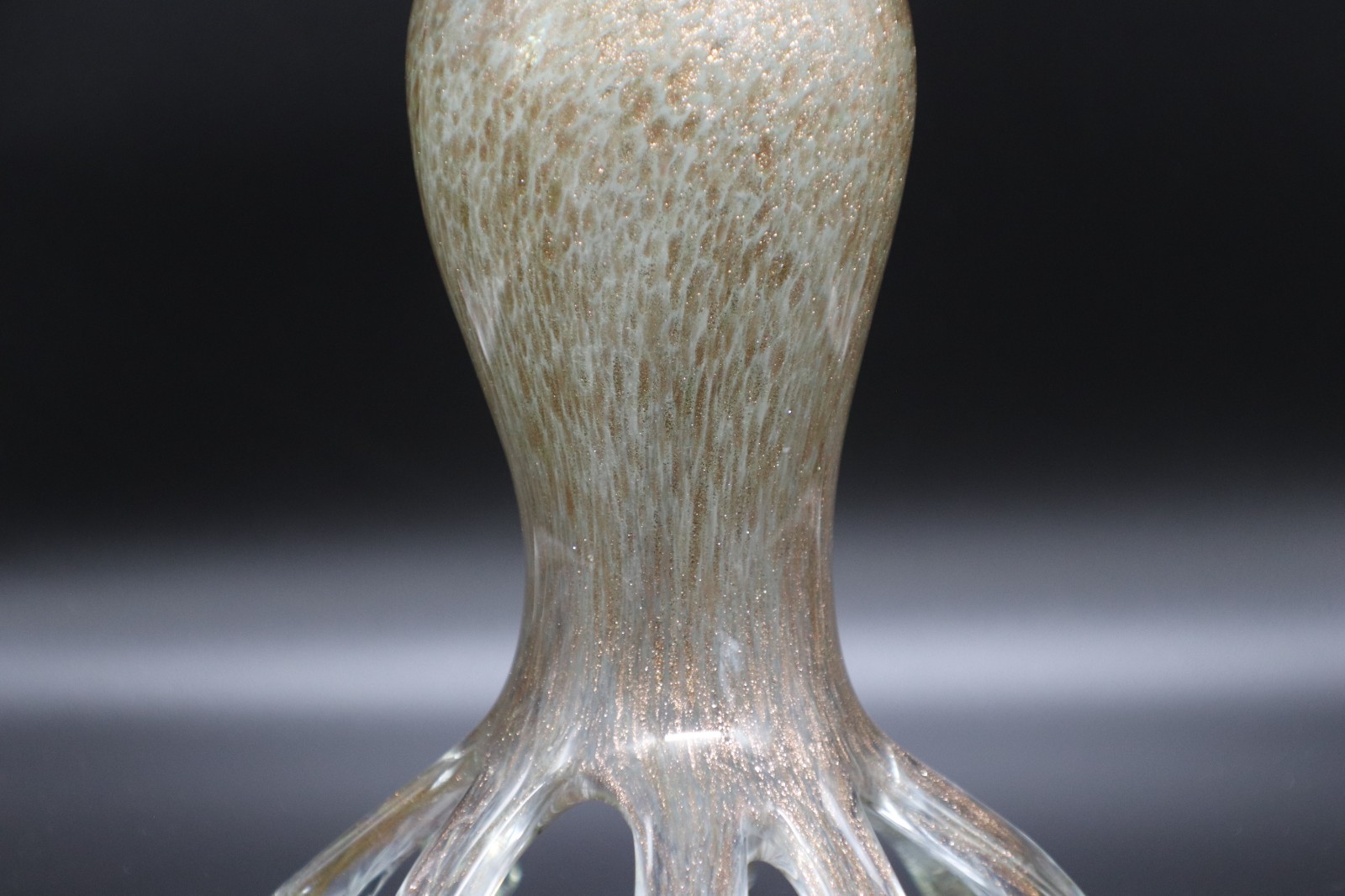 Hand Blown Art Glass 9″ Octopus Paperweight Figurine Murano Style