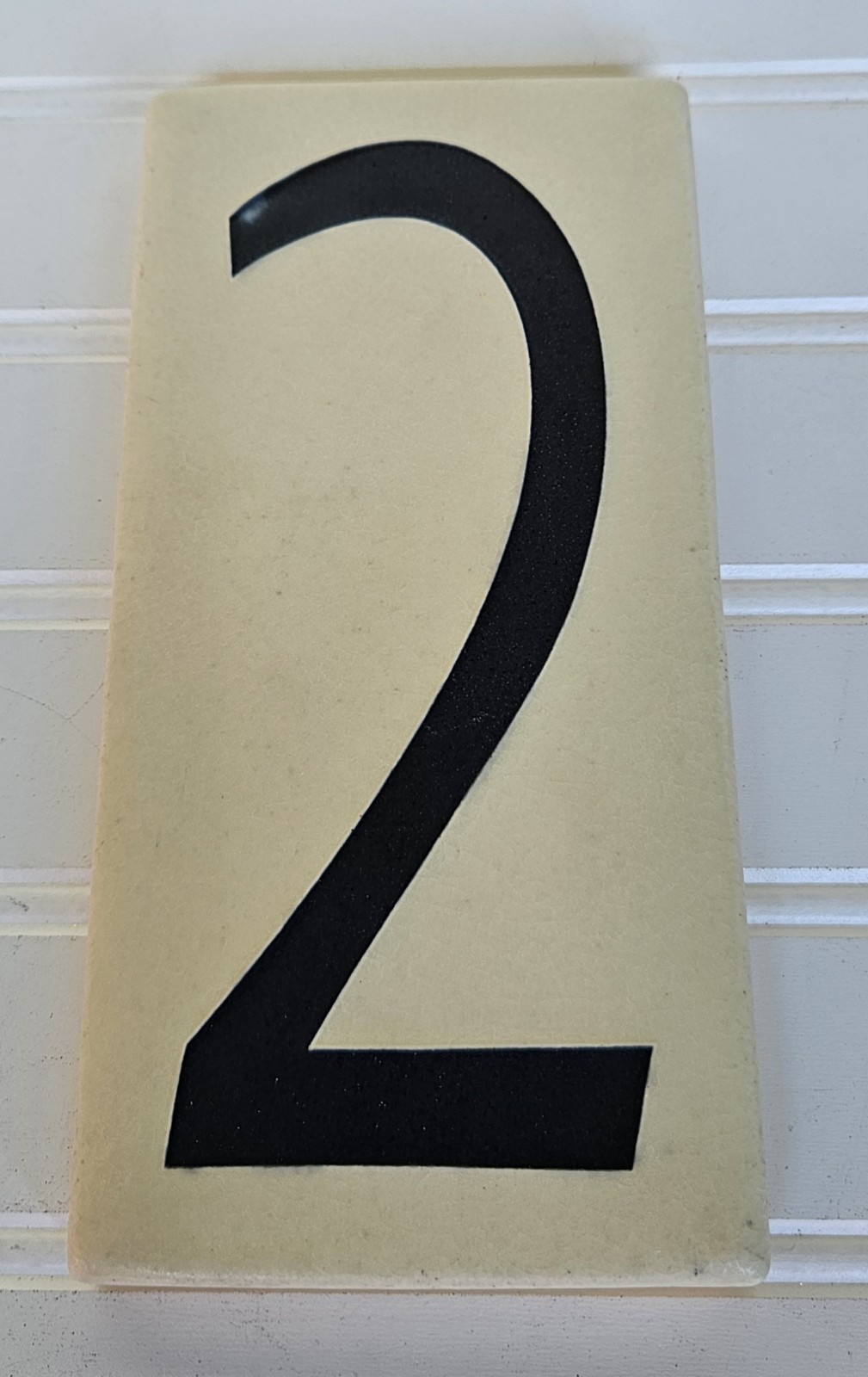Vintage Motawi Tileworks Number 2 Tile Ann Arbor Michigan 8×4