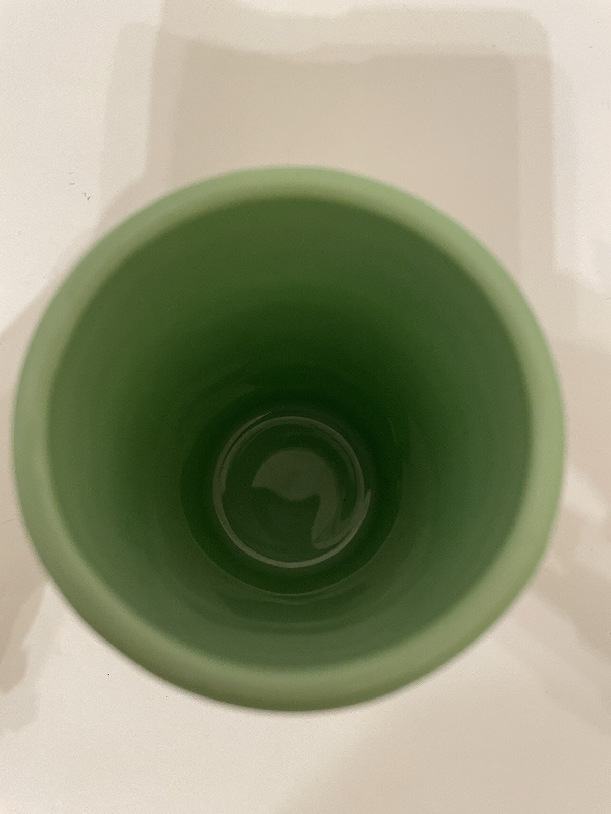 TABLECRAFT JADEITE GREEN GLASS HOBNAIL RETRO 5” VASE OR SUGAR SHAKER NO LID