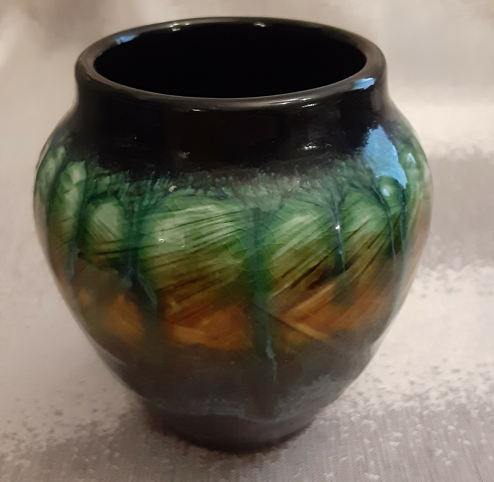 Miles Stearn Pottery Vase Dated ’06 and Signed 3.50″