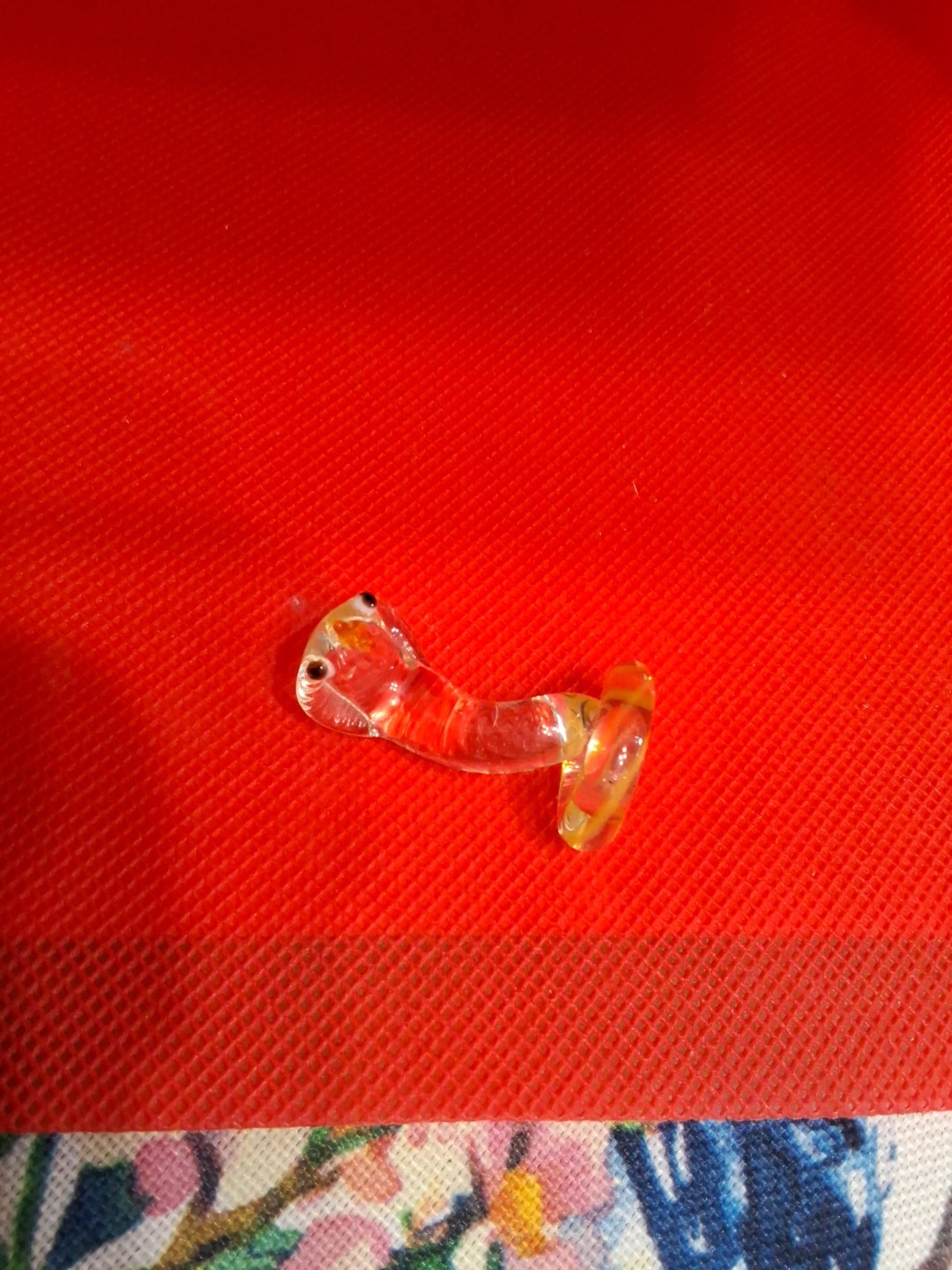 Glass Blown Snake Figurine