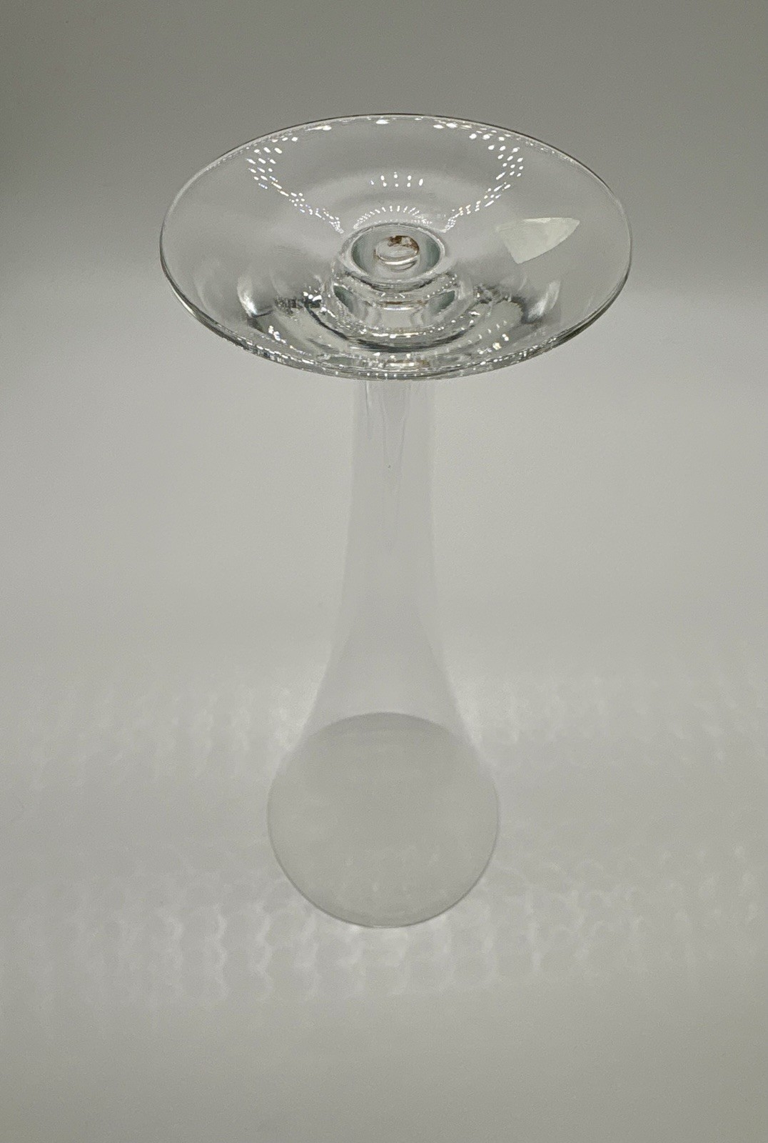 Vintage Swedish Orrefors Crystal – Beautiful Flute Hallow Clear HTF 💙