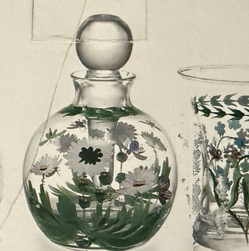 Portmeirion BOTANIC GARDEN Glass Mini VANITY VASE NWT