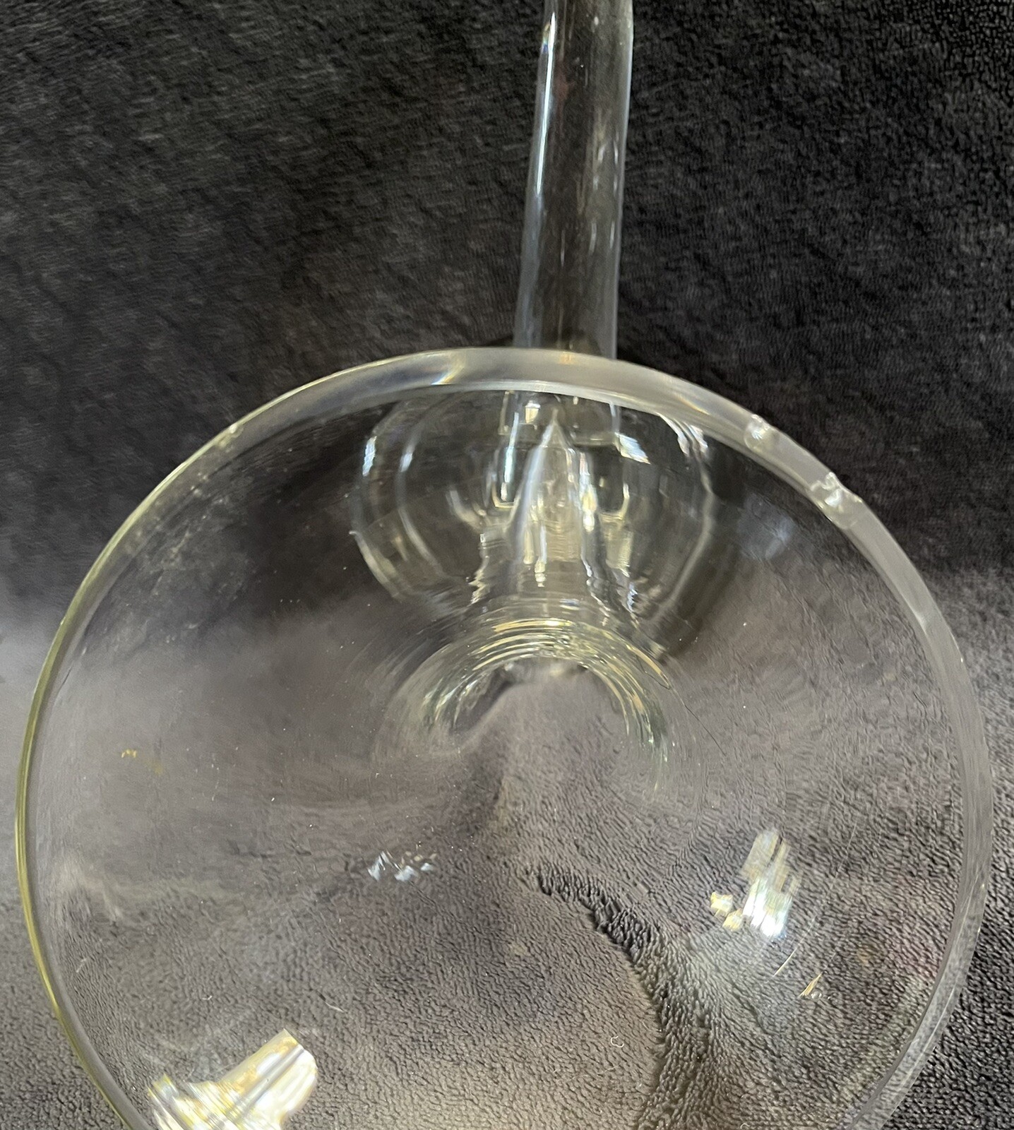RARE 19th Century Antique Hand Blown Glass Cornecopia Horn Of Plenty Vase