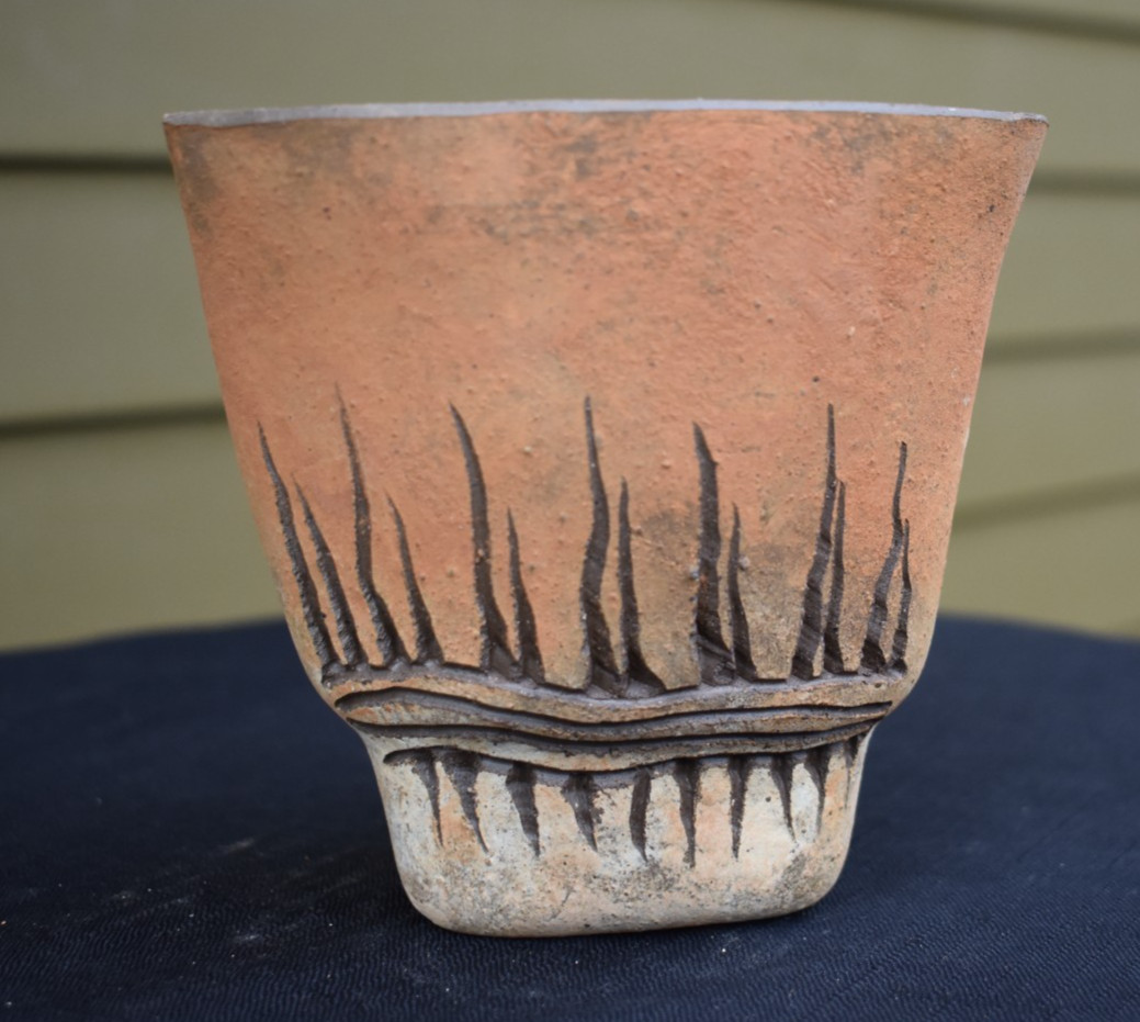 vintage Terry Stone Paolo Soleri Arcosanti pottery wind chime bell sun planter s