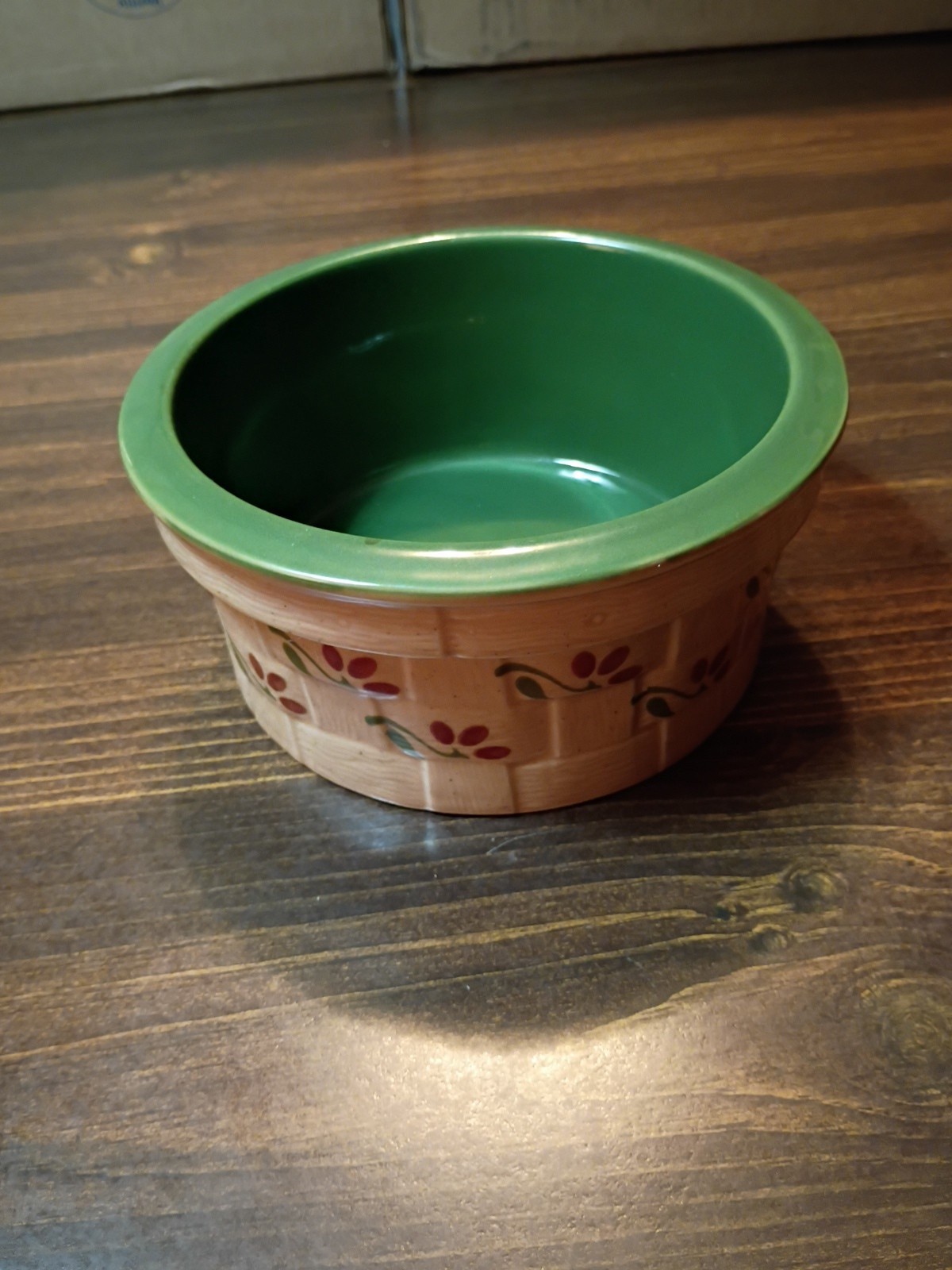 Vintage Telaflora Country Basket Bowl For Flower Arrangements