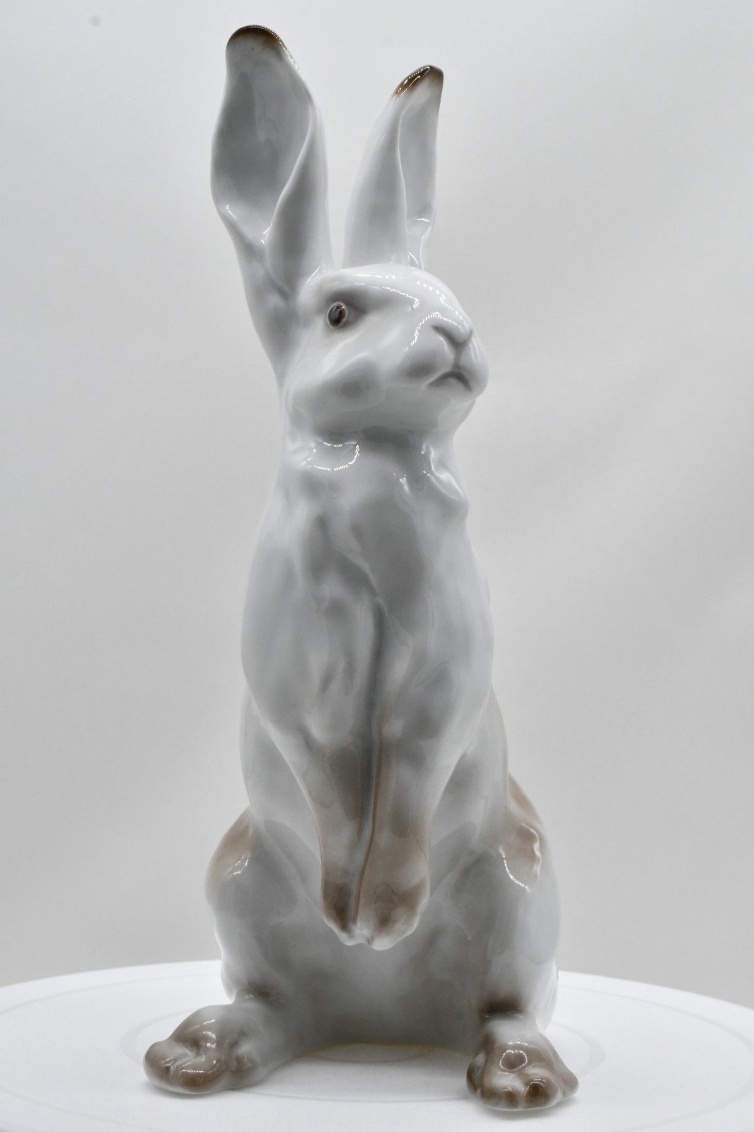 Vintage Porsgrund Porselaensfabrik Sitting Hare (Modell 1952) By Johan Sirnes
