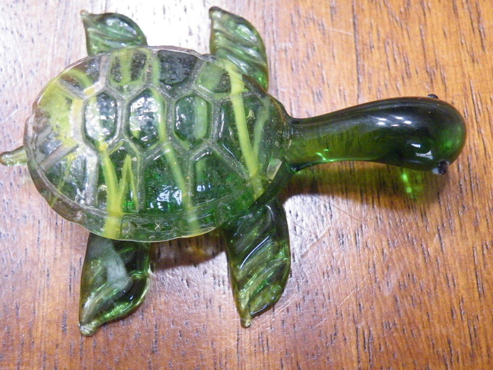 Hand Blown Art Glass Sea Turtle 3″ Long – FREE SHIP