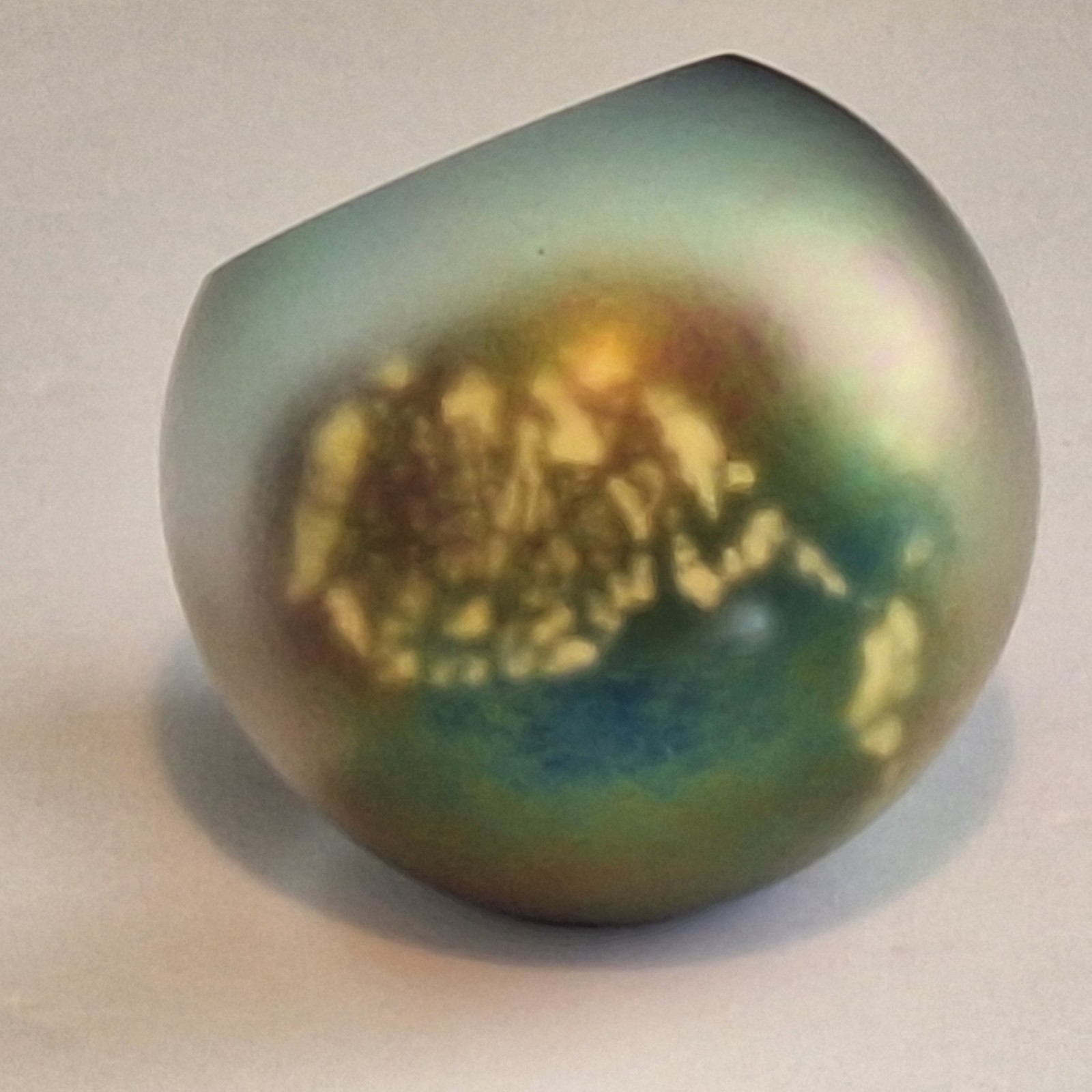 Glass Eye Studios Celestial Series Glass Hand Blown Art Paperweight, 3″ 1-1/4 Lb