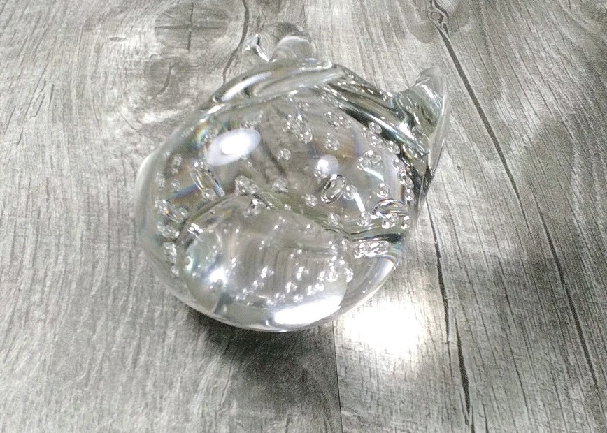 Murano Style Art Glass Home Decor 4 Crystal Figures Swan, Pig, Owl, Giraffe