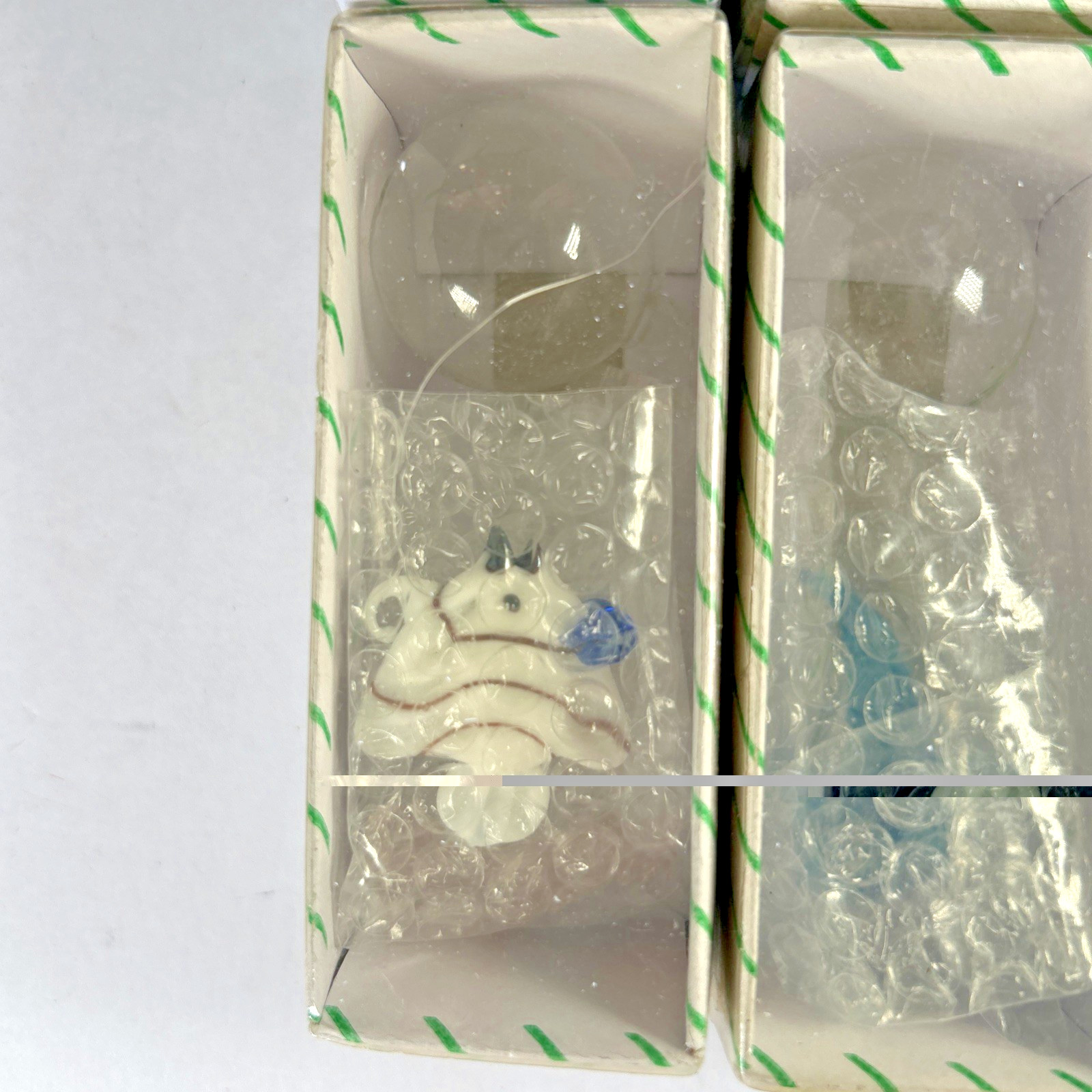 Lot of 6 Glass Floating Bubble Fish Marine Animals/Objects Aquarium Decor *NIB*