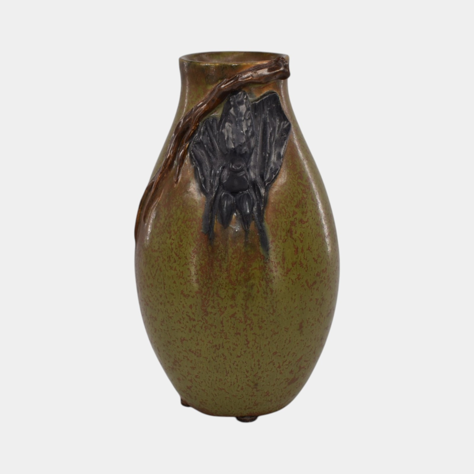 Ephraim Faience 2017 Hand Made Pottery Experimental Bat Ceramic Vase