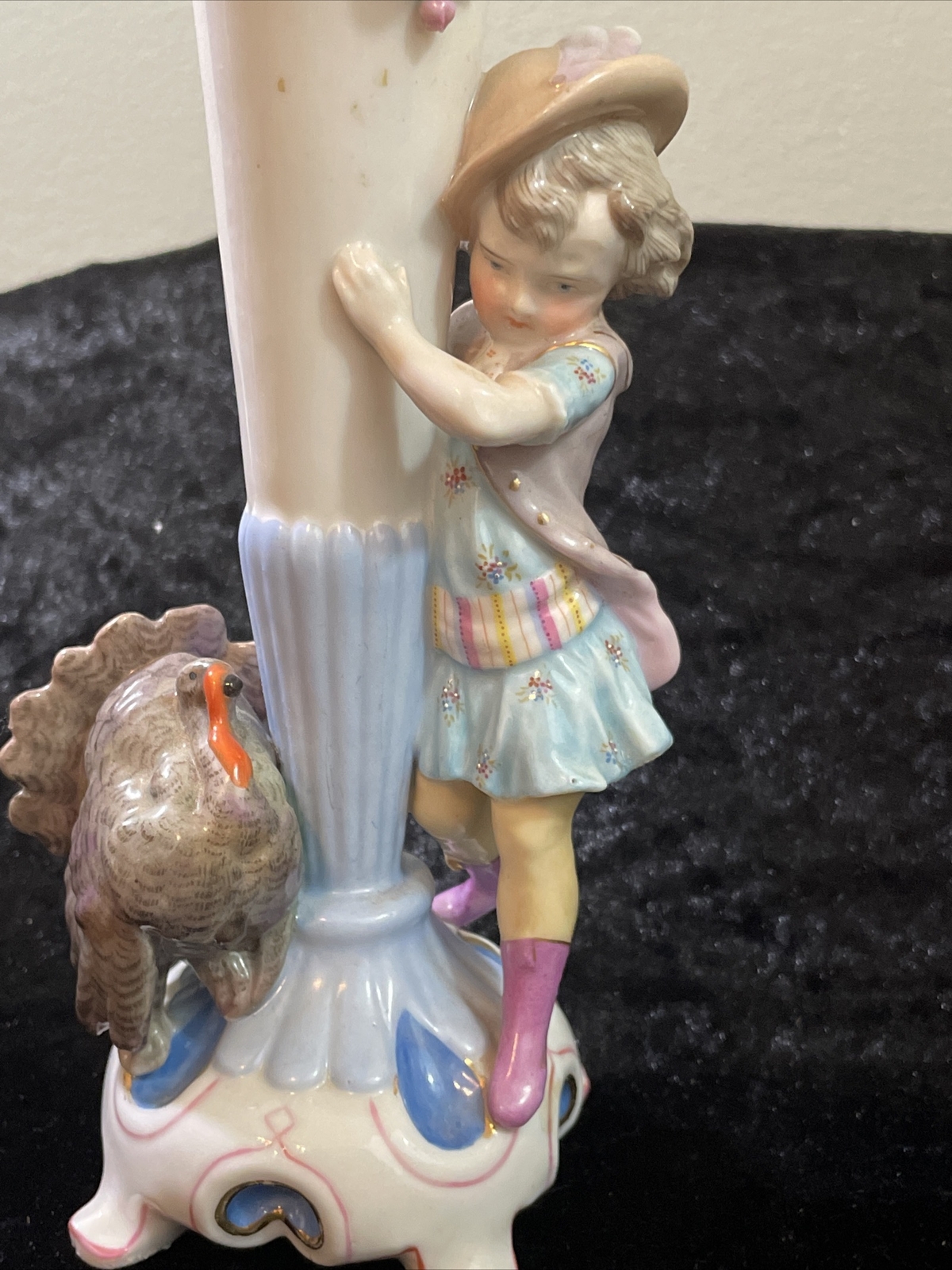 Pair Antique KPM Kister, Scheibe-Alsbach, Porcelain Figural Vases – Circa 1887