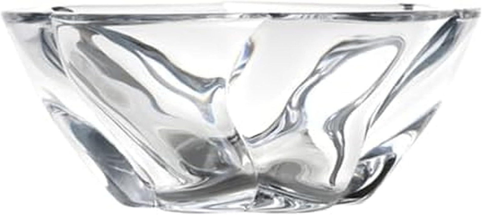 Cassia Crystal Glass Bowl 11 Inch Decorative Home Accent