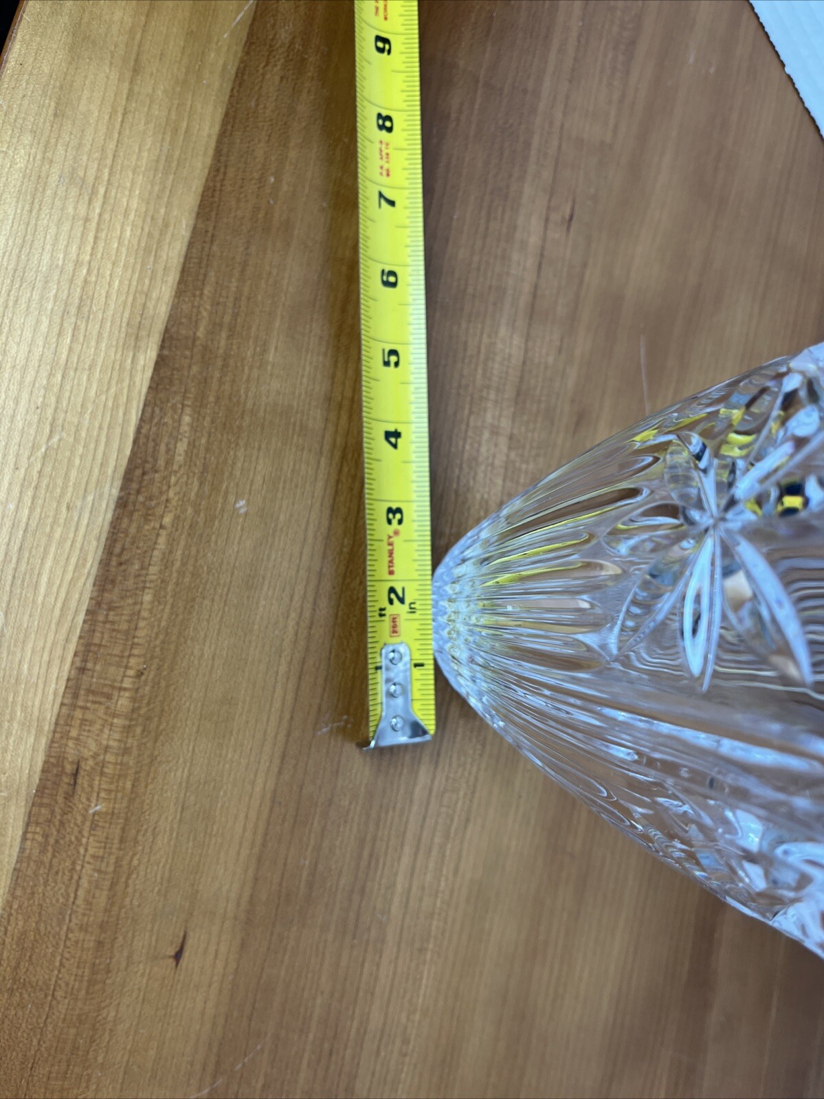 Bohemia Crystal Perseus Barrel Vase 11″ Crystal Vase – Heavy Duty Elegant