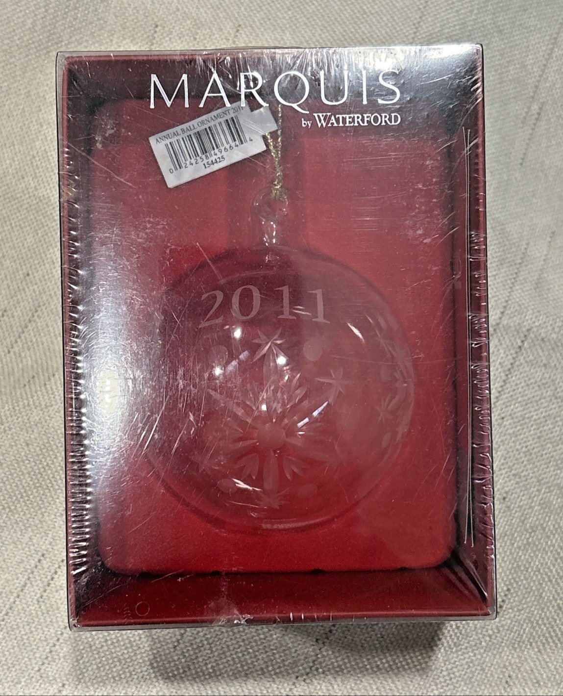 Waterford 2011 Marquis Annual Ball Christmas Ornament # 154425 Snowflake NIB