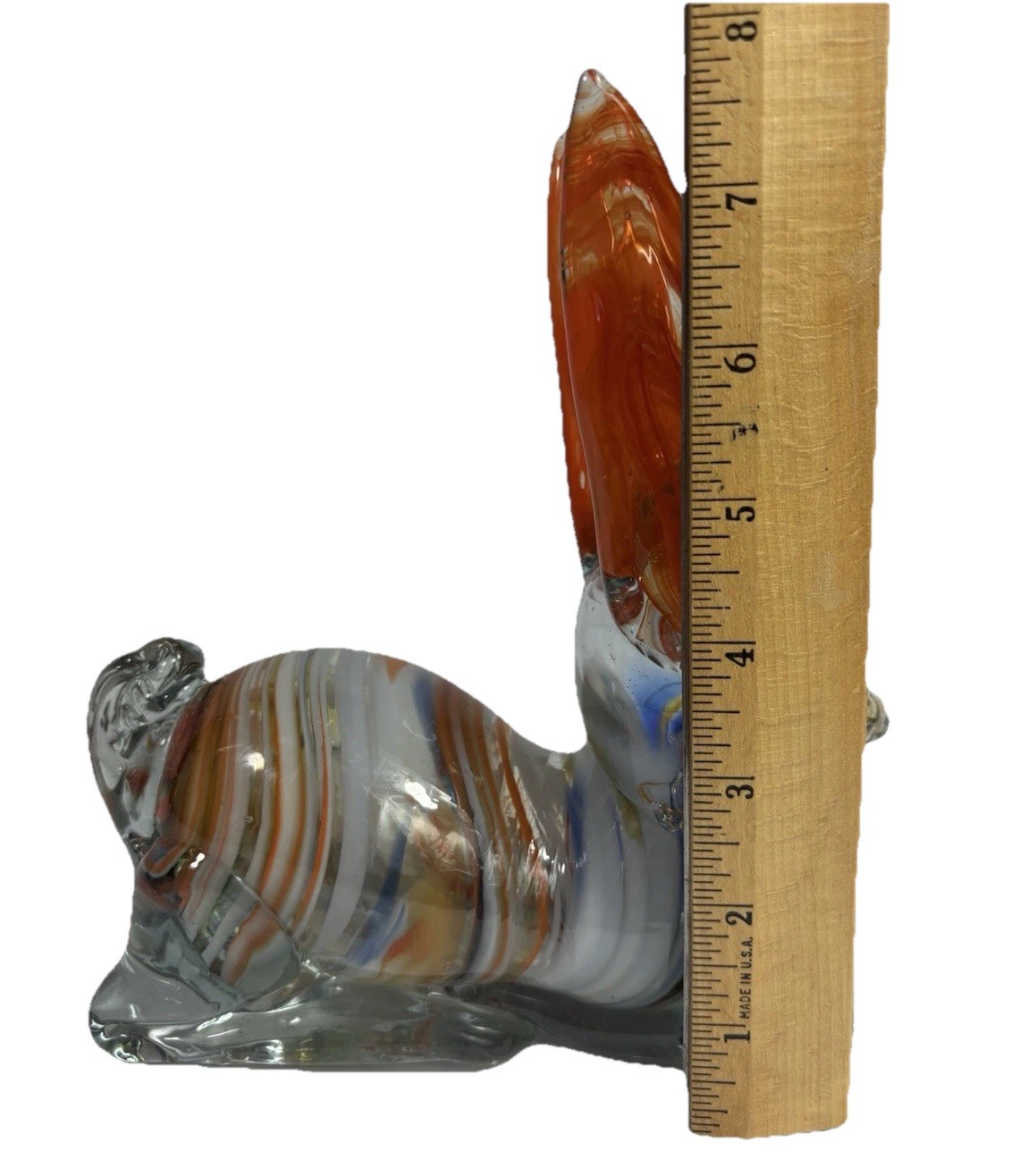 Large Vintage Art Glass Rabbit