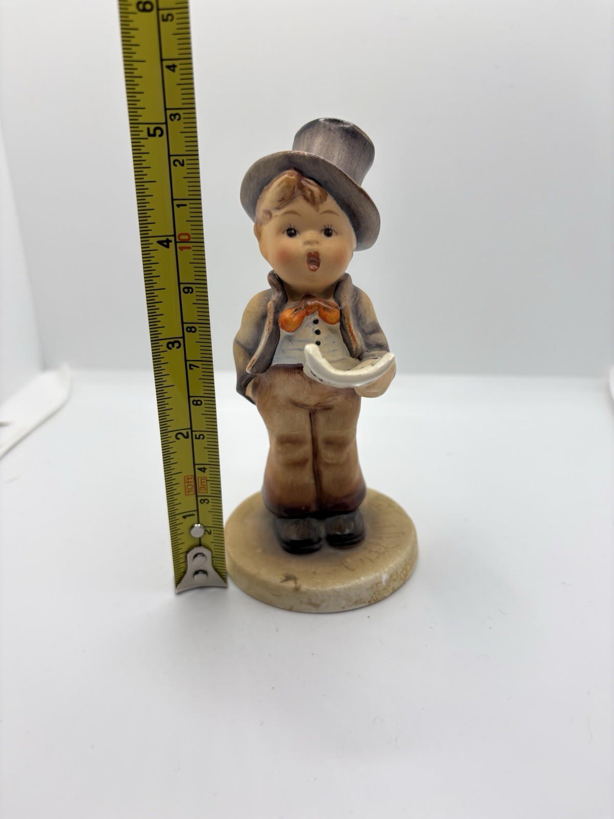 Goebel Hummel #131 “Street Singer” TMK5 W. Germany 5” w/ Sheet Music Variation