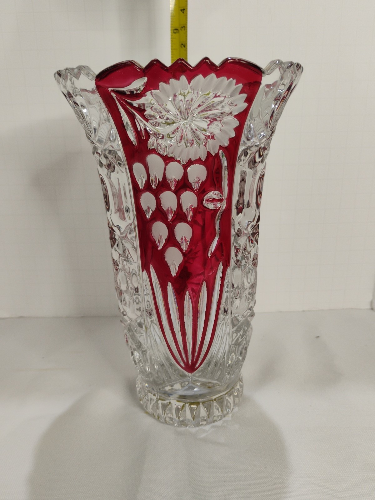 Vintage Anna Hutte Lead Crystal Vase NEW IN BOX 24% PbO Made in Germany