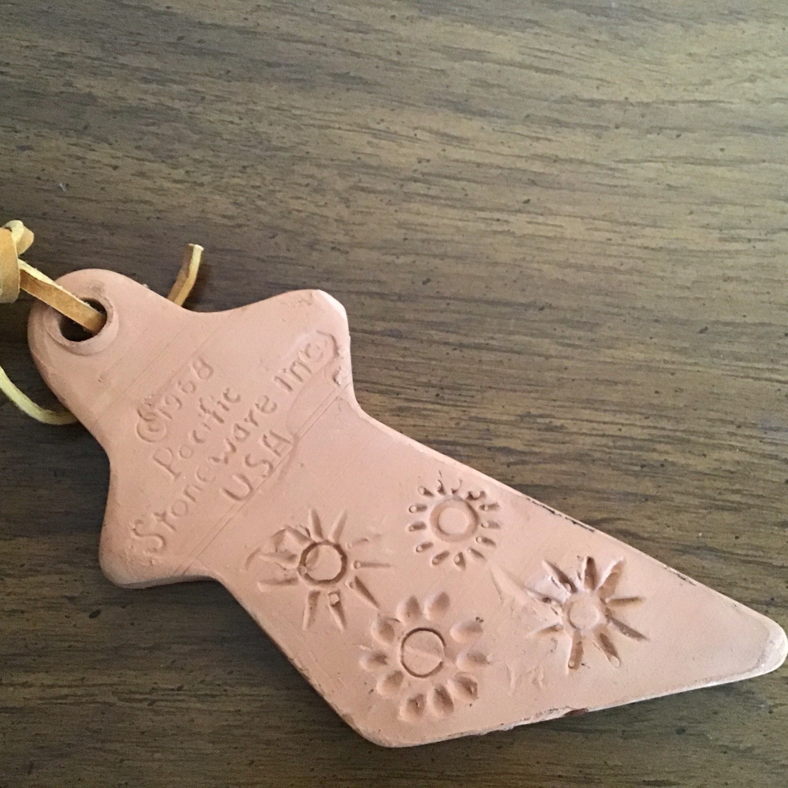 MCM-1968 Terra Cotta – Girl Bell Wind Chime-Double Sided- Pacific Stoneware Inc