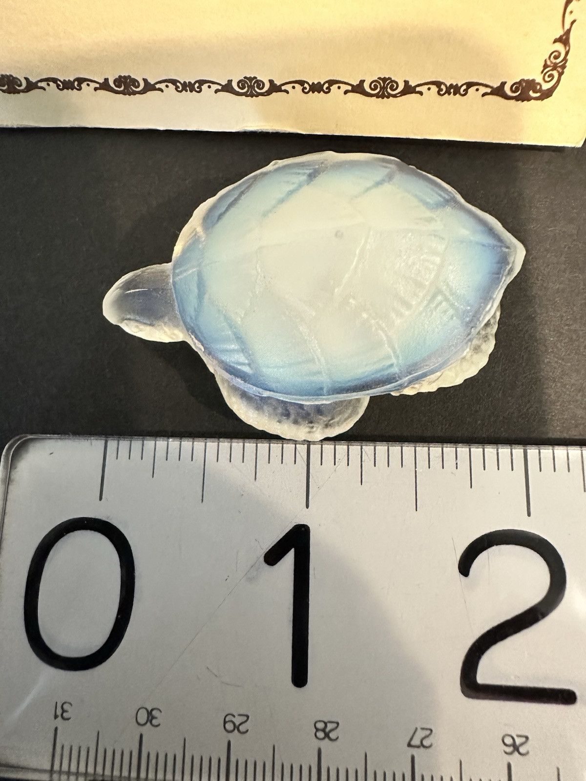 Sabino Opalescent Sea Turtle Figurine signed vintage