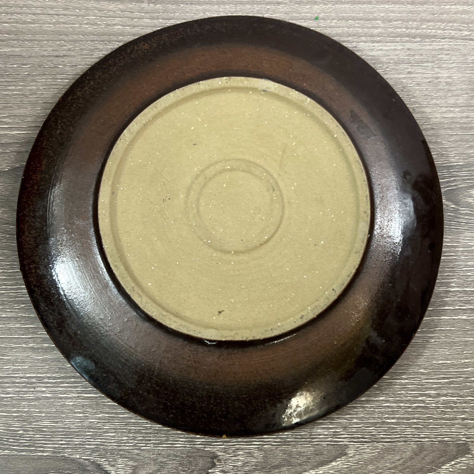 Vintage 1965 Robert Maxwell Mid Century Art Pottery Ashtray Blenko Glass Center