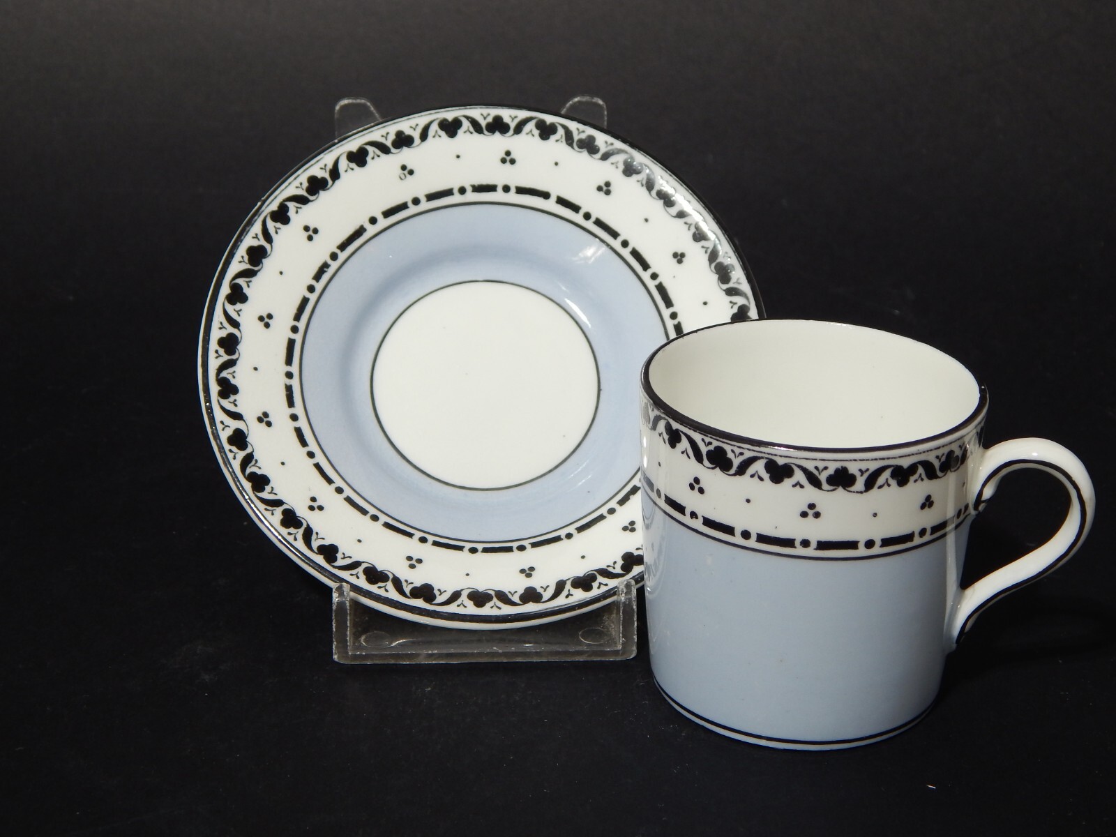 Rare Antique Edwardian Period English Fine Porcelain Crescent Cup