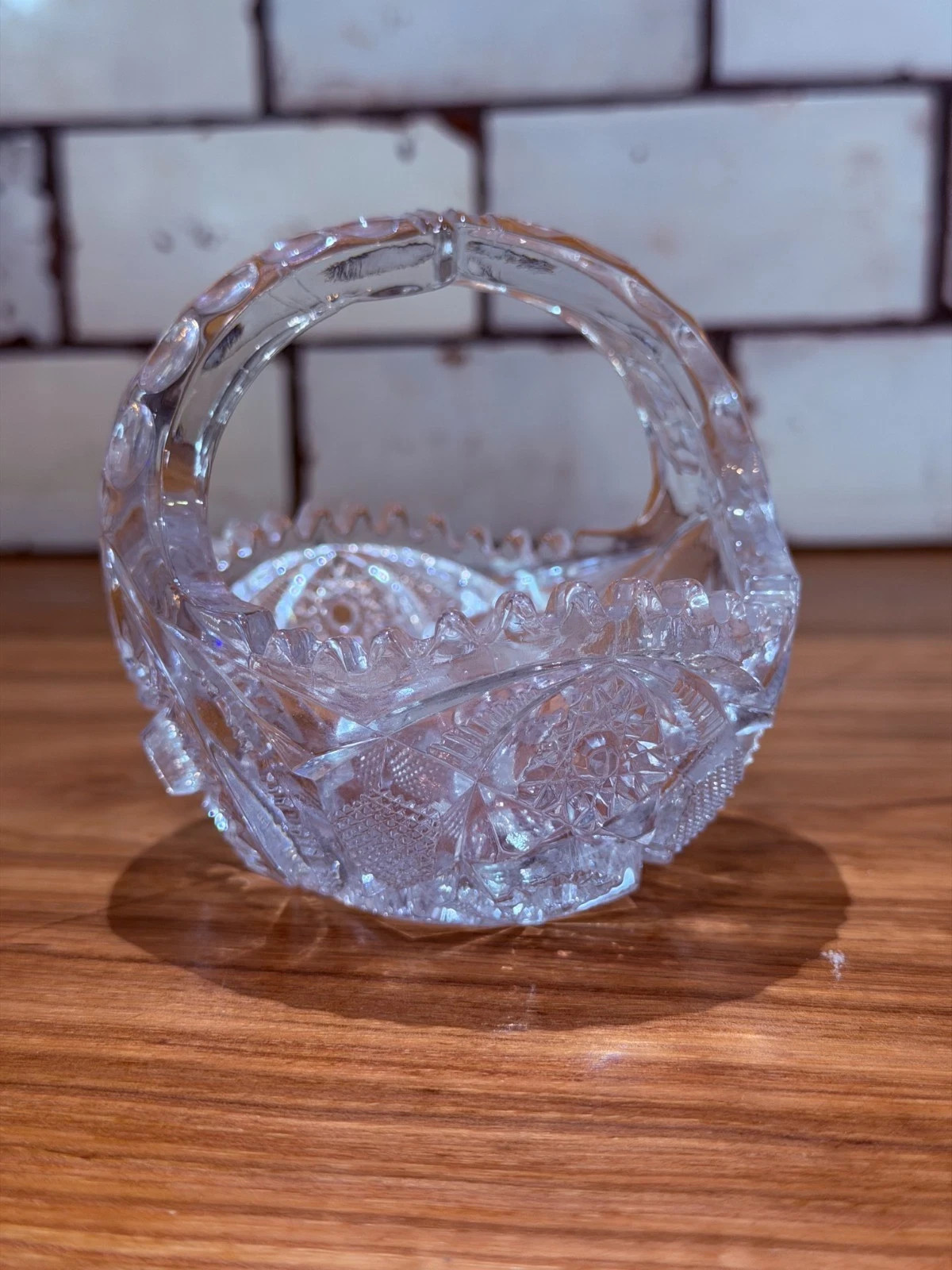 Millersburg Glass Basket