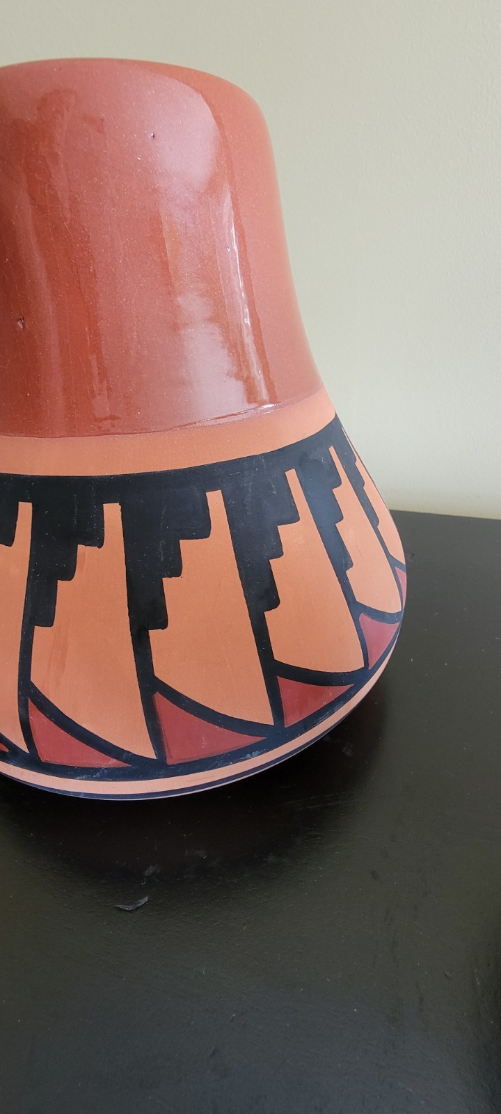New Mexico DQ ACOMA Artist Signed Vintage Clay And Glazed!