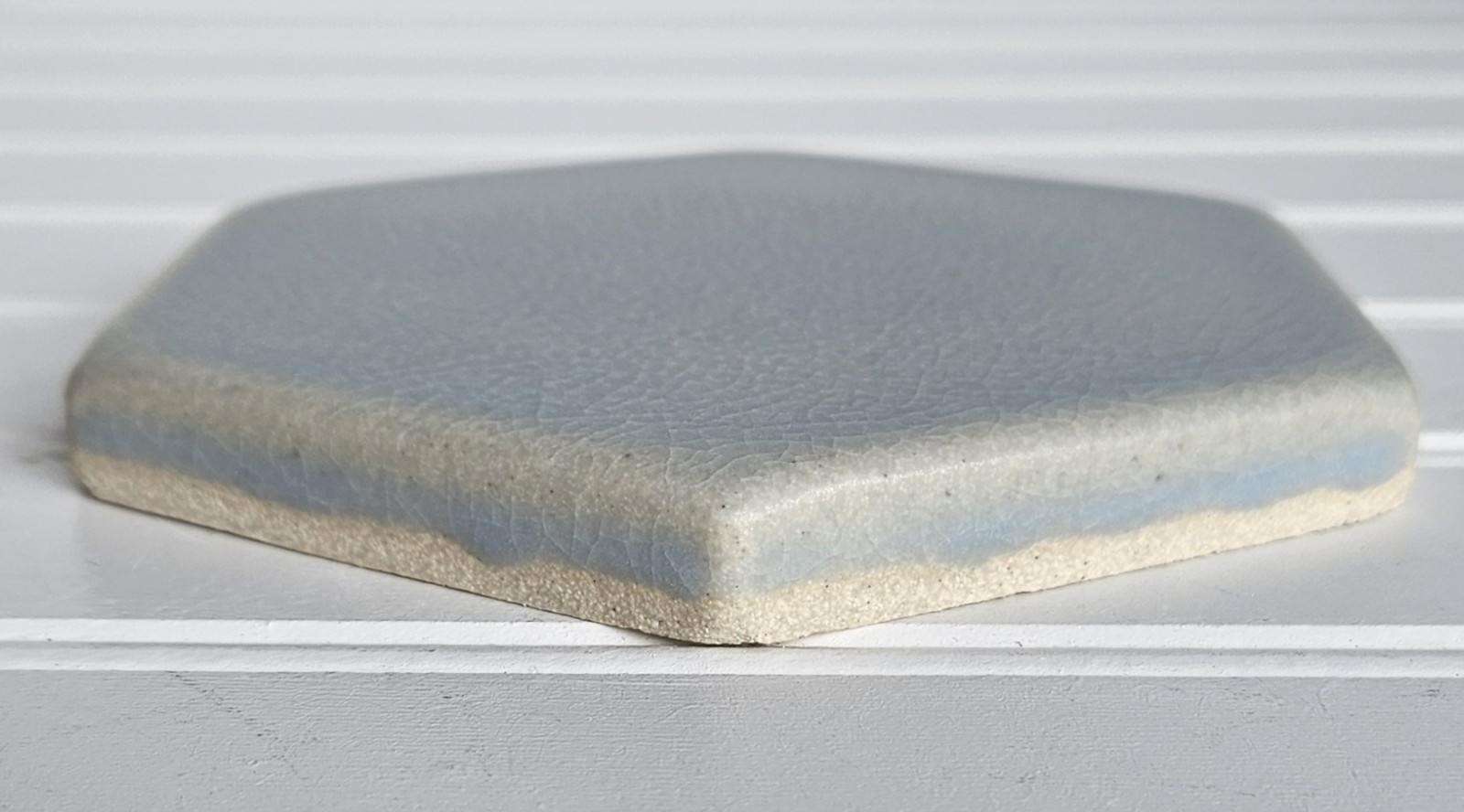 Motawi Tileworks Hexagon Ice Glazed Matte Tile Ann Arbor Michigan 5×5