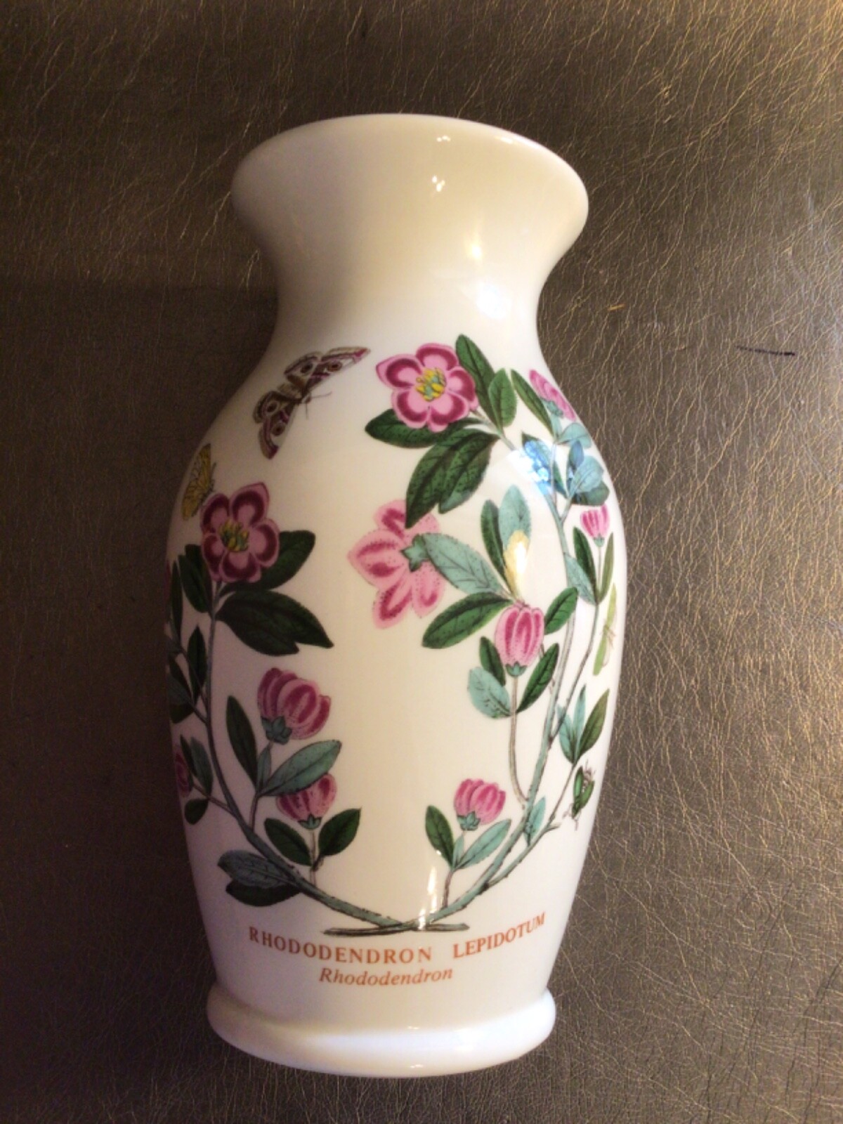Portmeirion Botanic Garden Rhododendron Lepidotum Vase 6.5”
