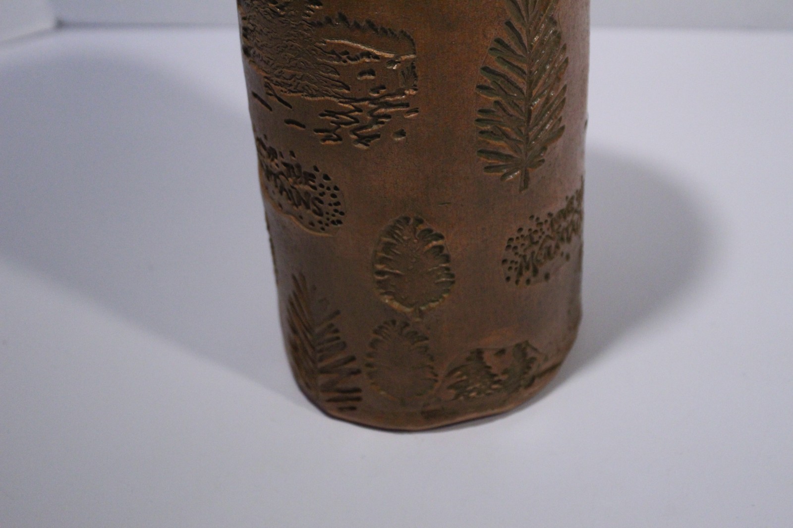 I love the mountains pottery vase 5” Diameter X 10” High