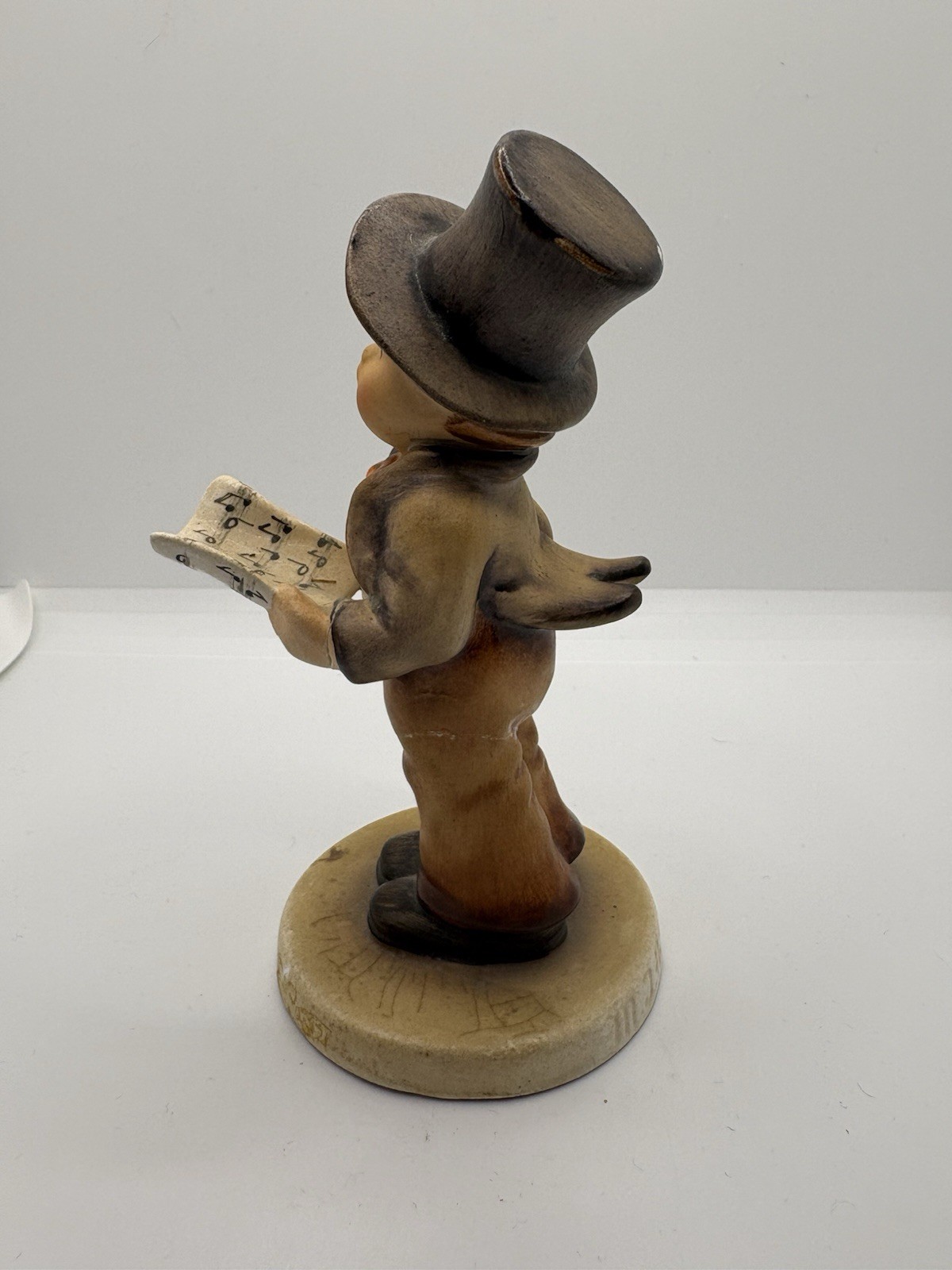 Goebel Hummel #131 “Street Singer” TMK5 W. Germany 5” w/ Sheet Music Variation