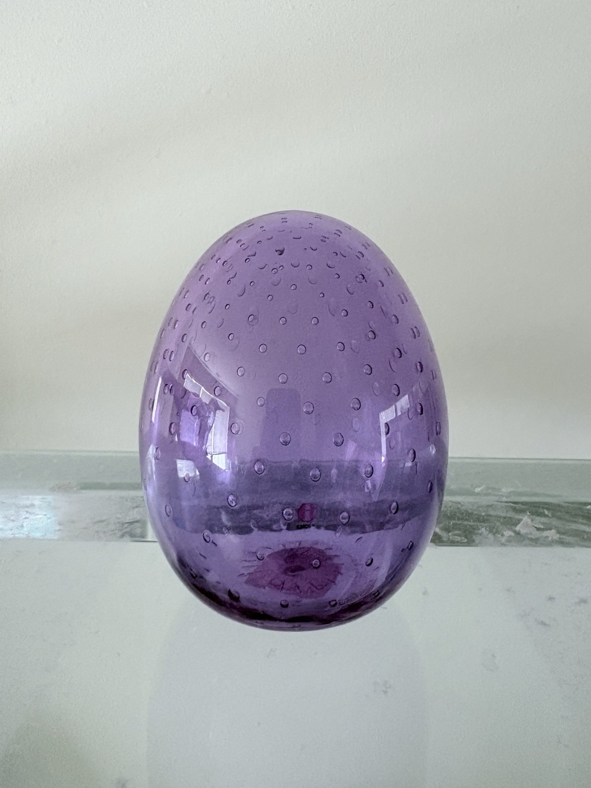Iittala Birds by Toikka Kesuri Amethyst Annual Egg 2021