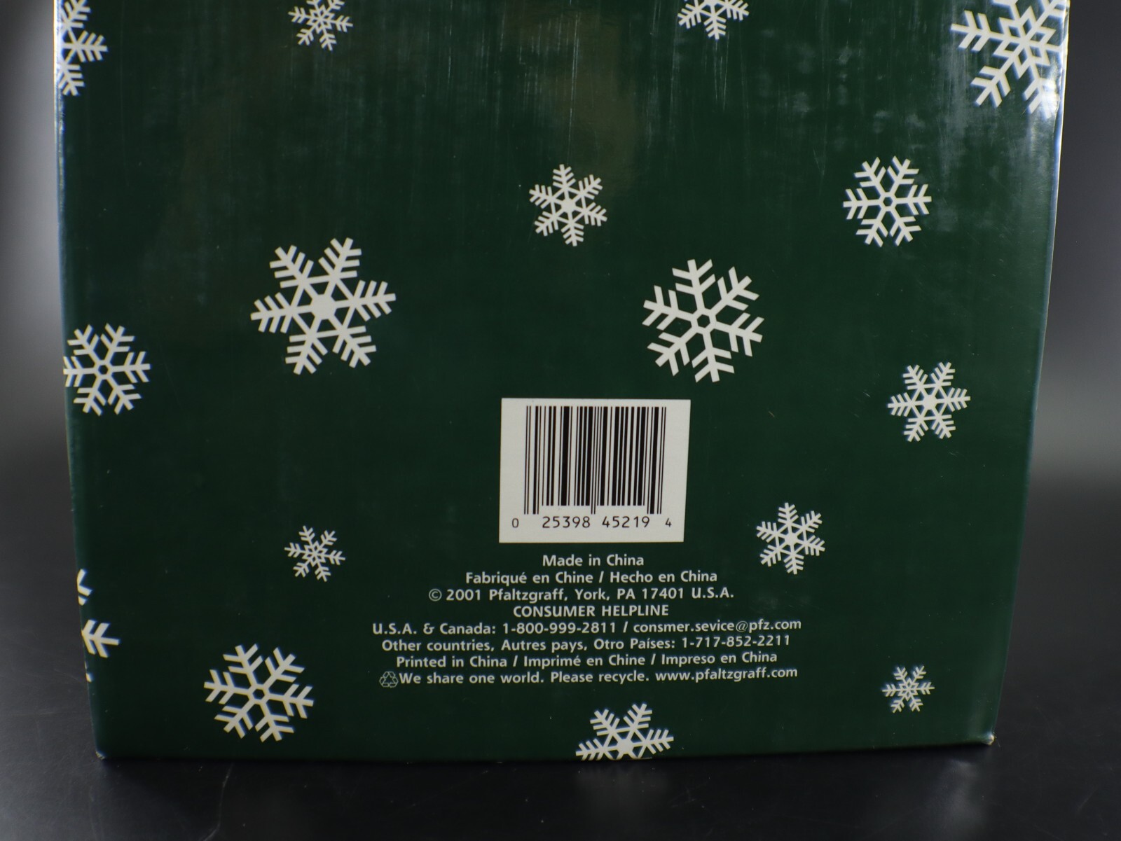 Pfaltzgraff Winterberry DOUBLE LIGHTING Candle Holder Pebbles 2001 Vintage Box