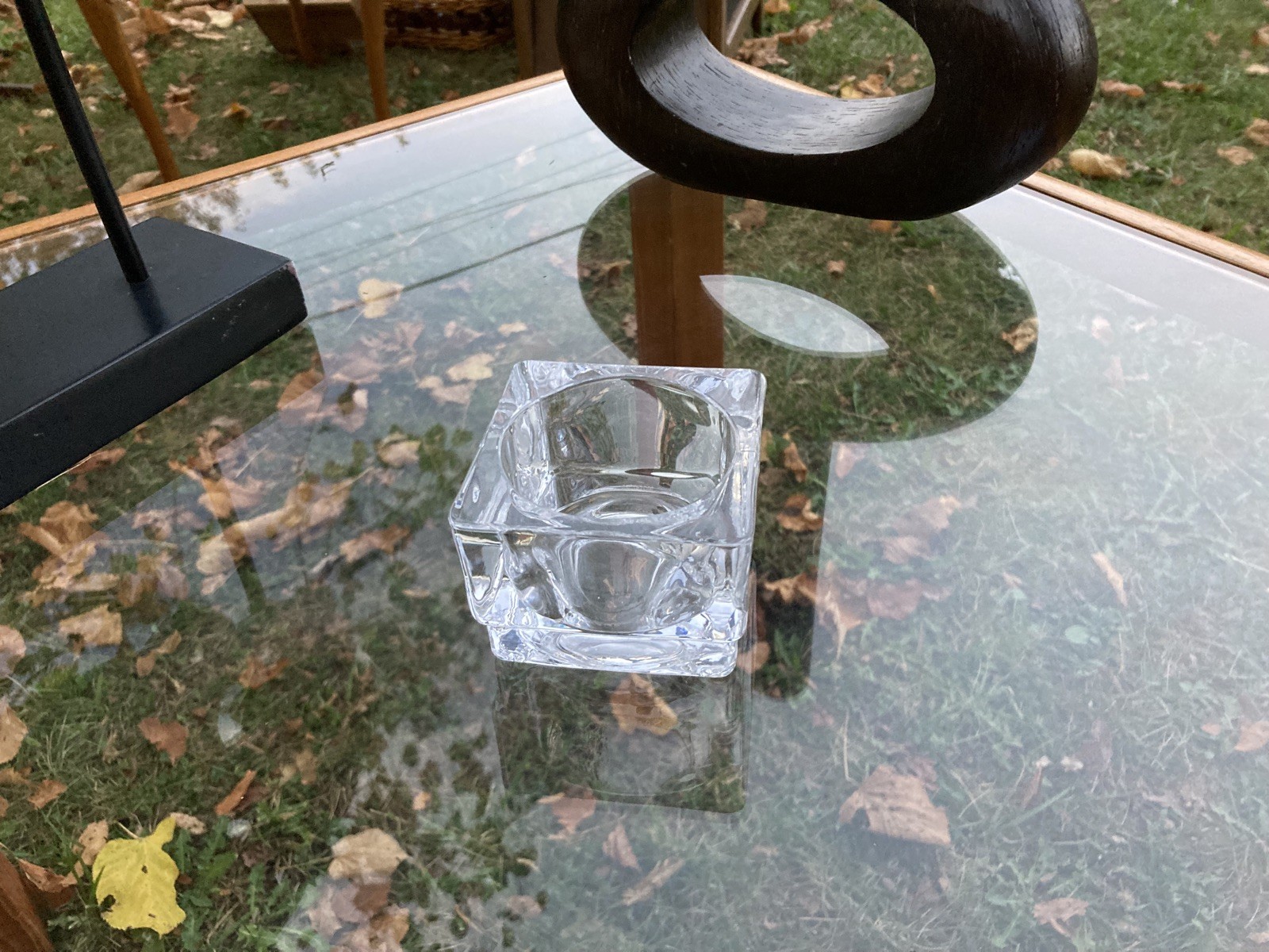 Waterford Crystal By Marquis Tea Light Votive Holder 3″ x 2.5″ Acid Stamp