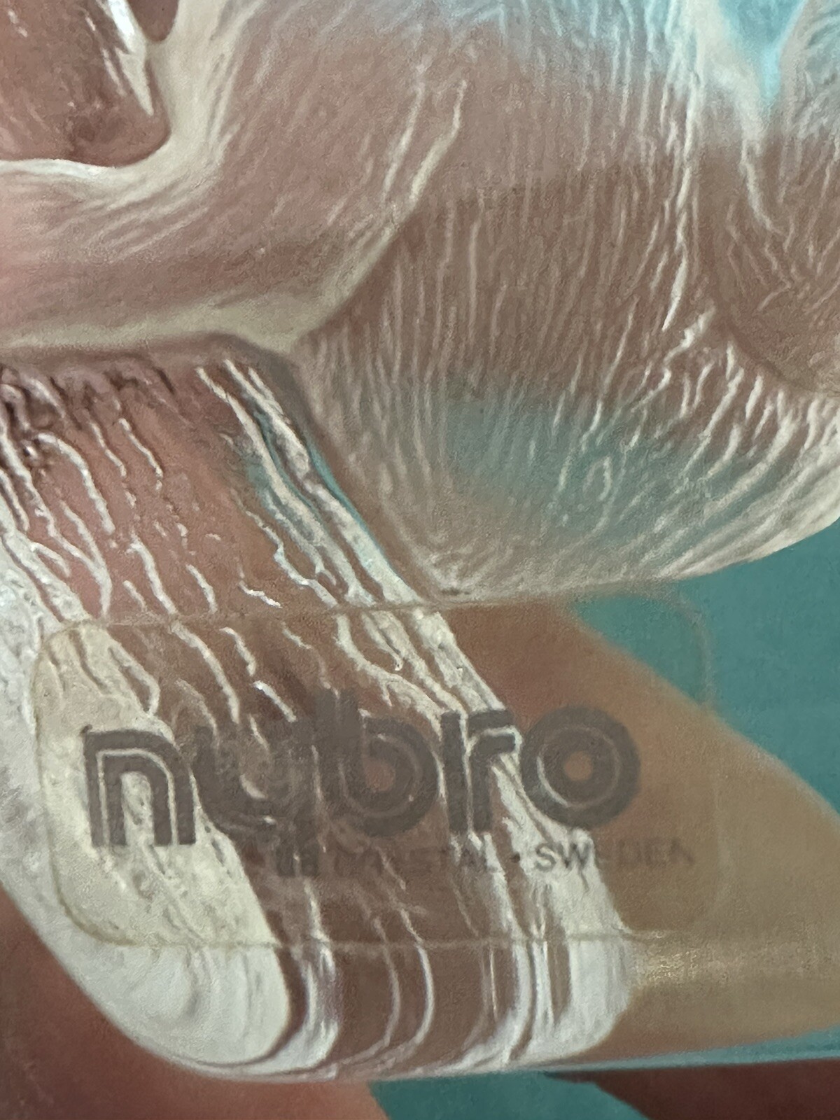 Nybro Sweden Scandinavian Art Glass Paperweight KOALA MAMA AND BABY, VTG