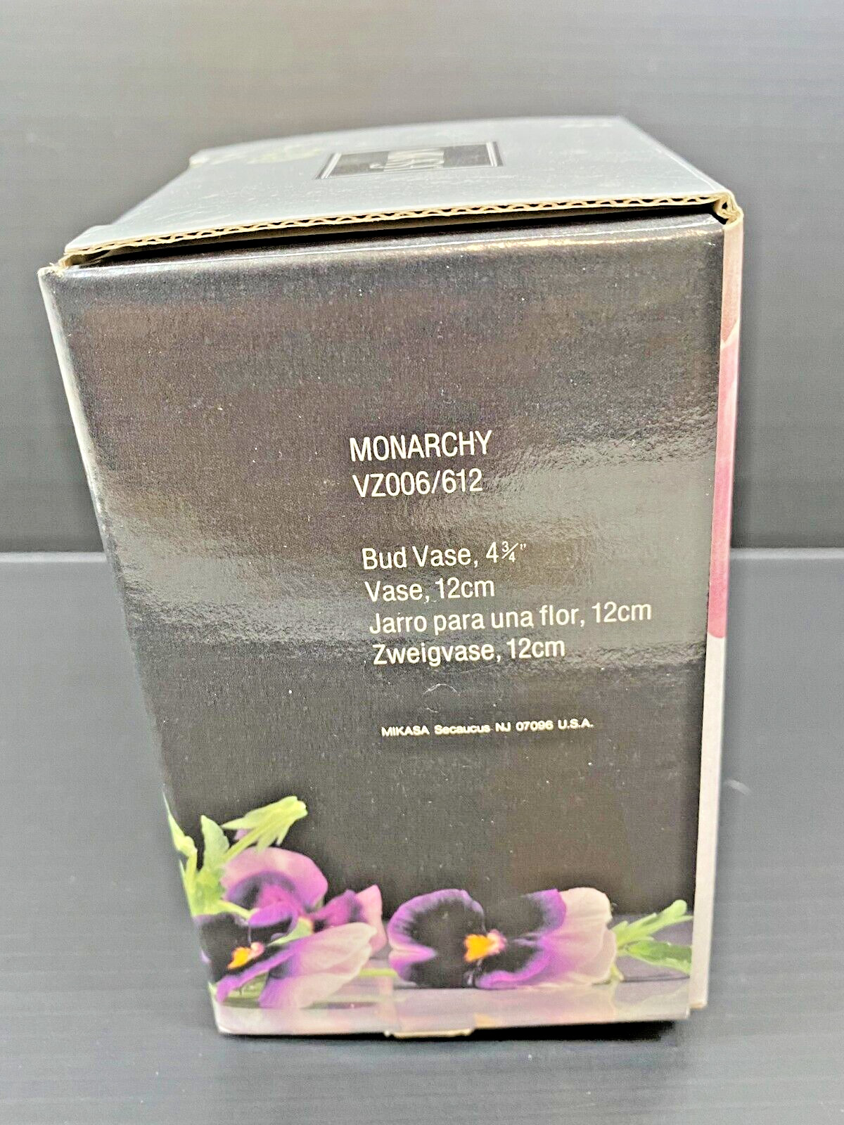 Mikasa Monarchy Bud Vase V2006/612 4.75″ In Original Box
