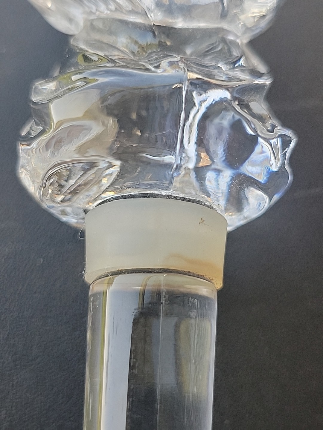 Mikasa Cherub Song Angel Bottle Stopper Lead Crystal Glass•See Photos & Descript