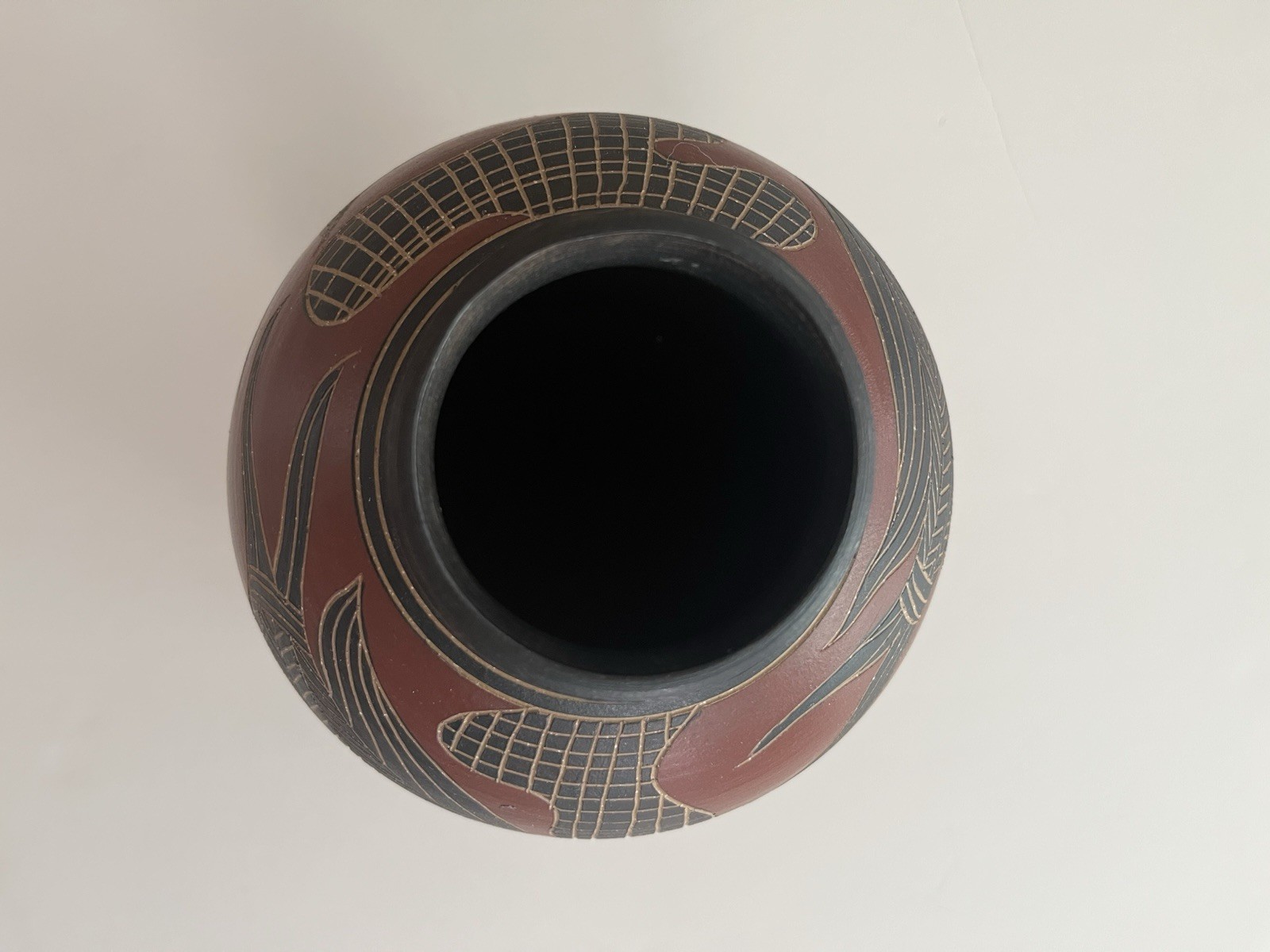 7” Tall Kenneth Allen Stoneware Art Pottery Vase Signed 1993