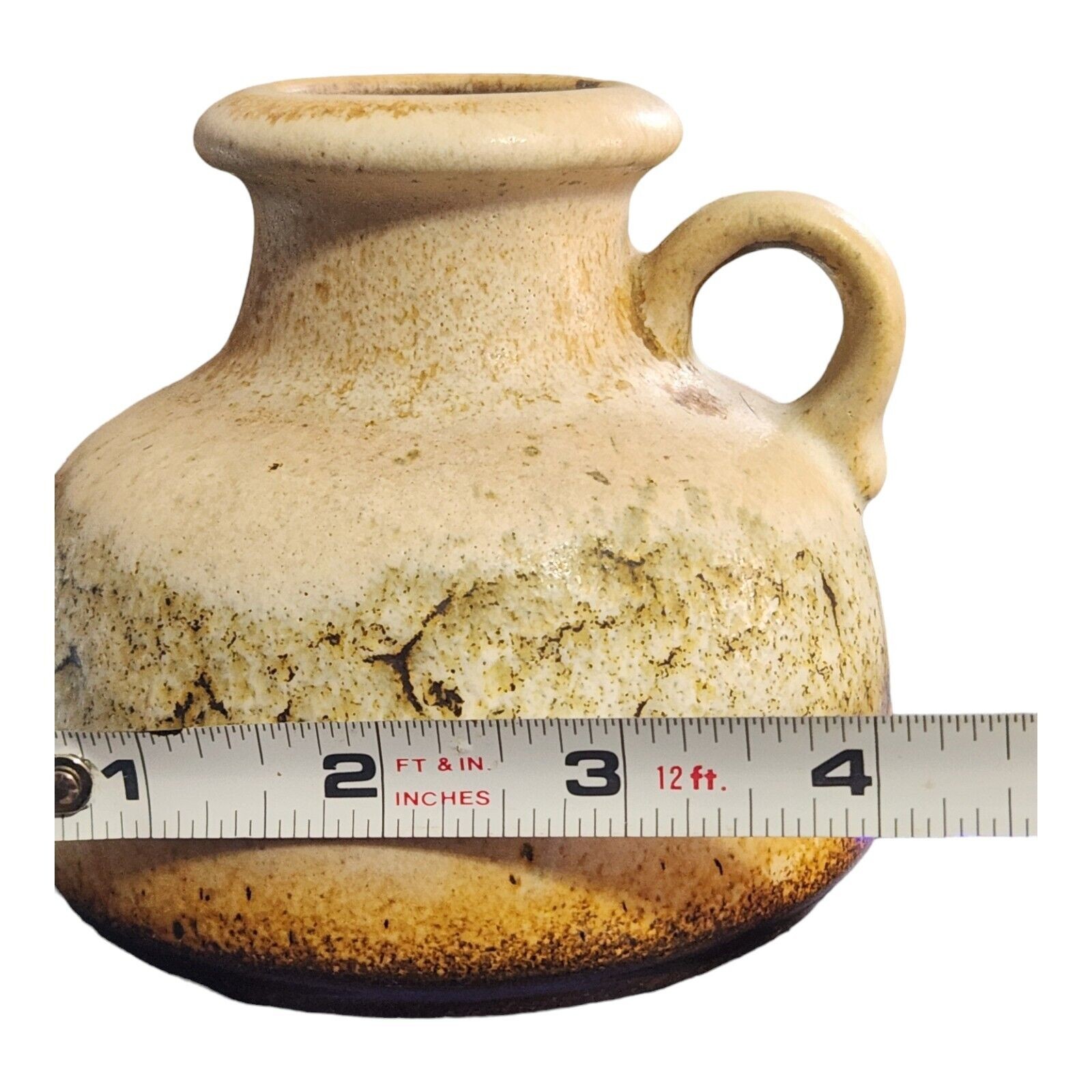 Crowning Touch Small Pitcher Jug Pot 493-10 Handle Tag West Germany