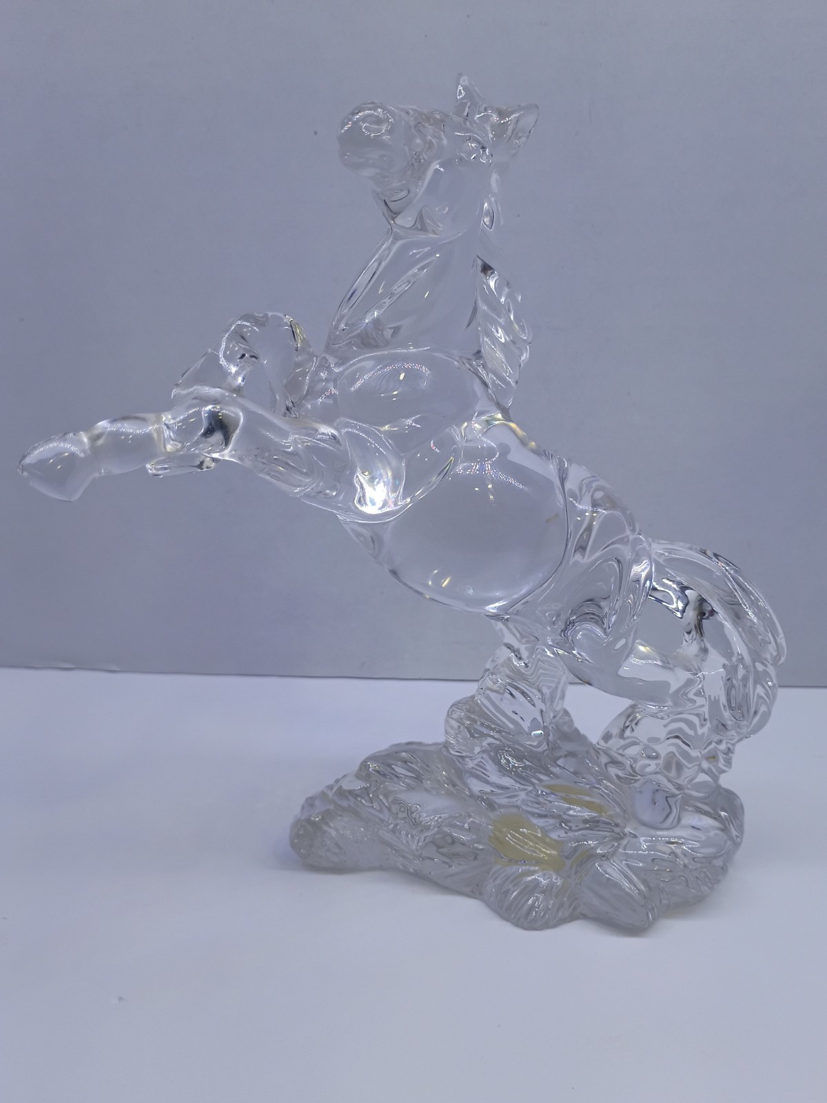 Princess House 24% Lead Crystal Wonders Of The Wild Rearing Horse Germany