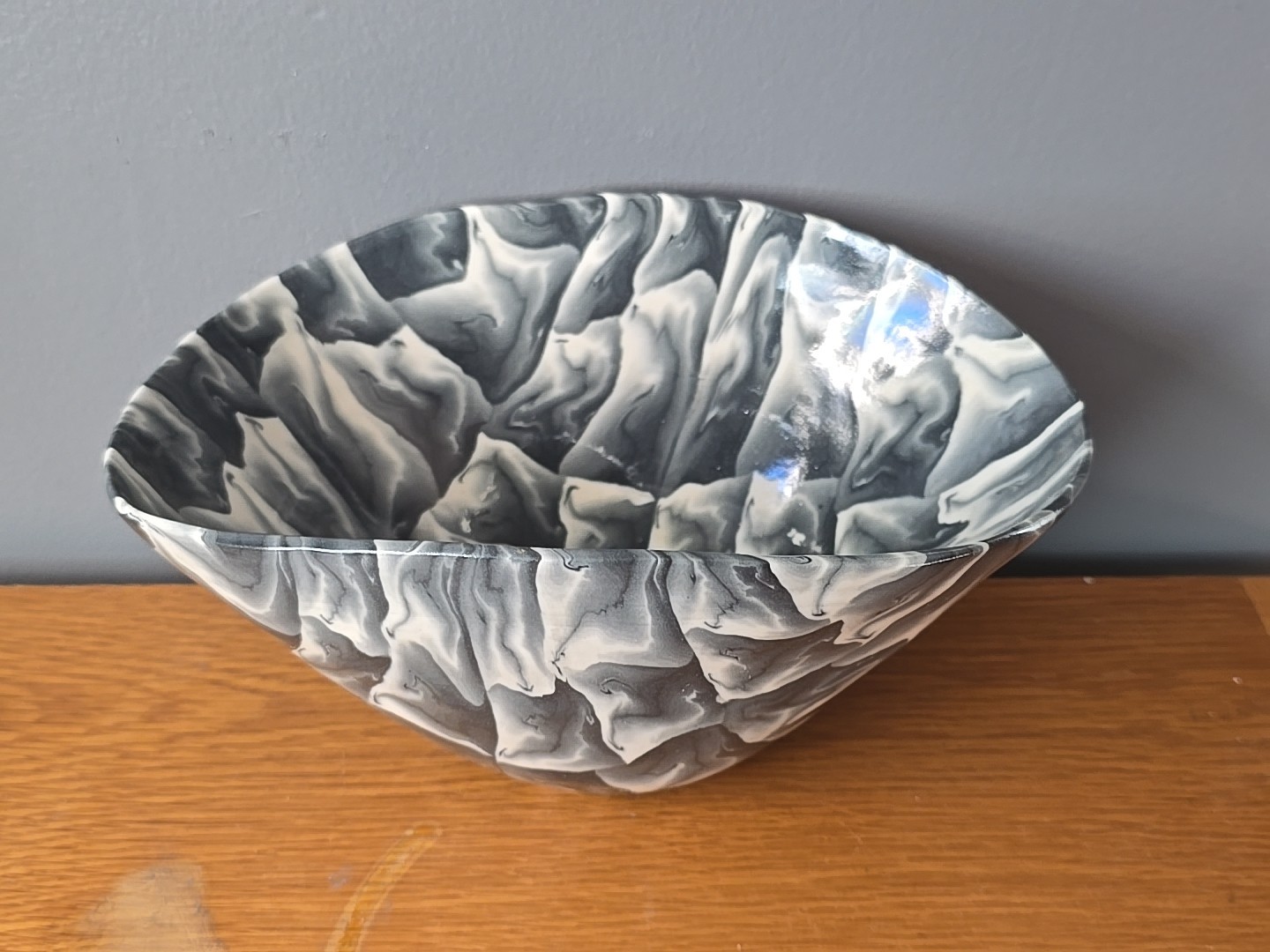Vintage Blue Ridge Potters Guild Debby Freed Small Ceramic Signed Bowl 1993